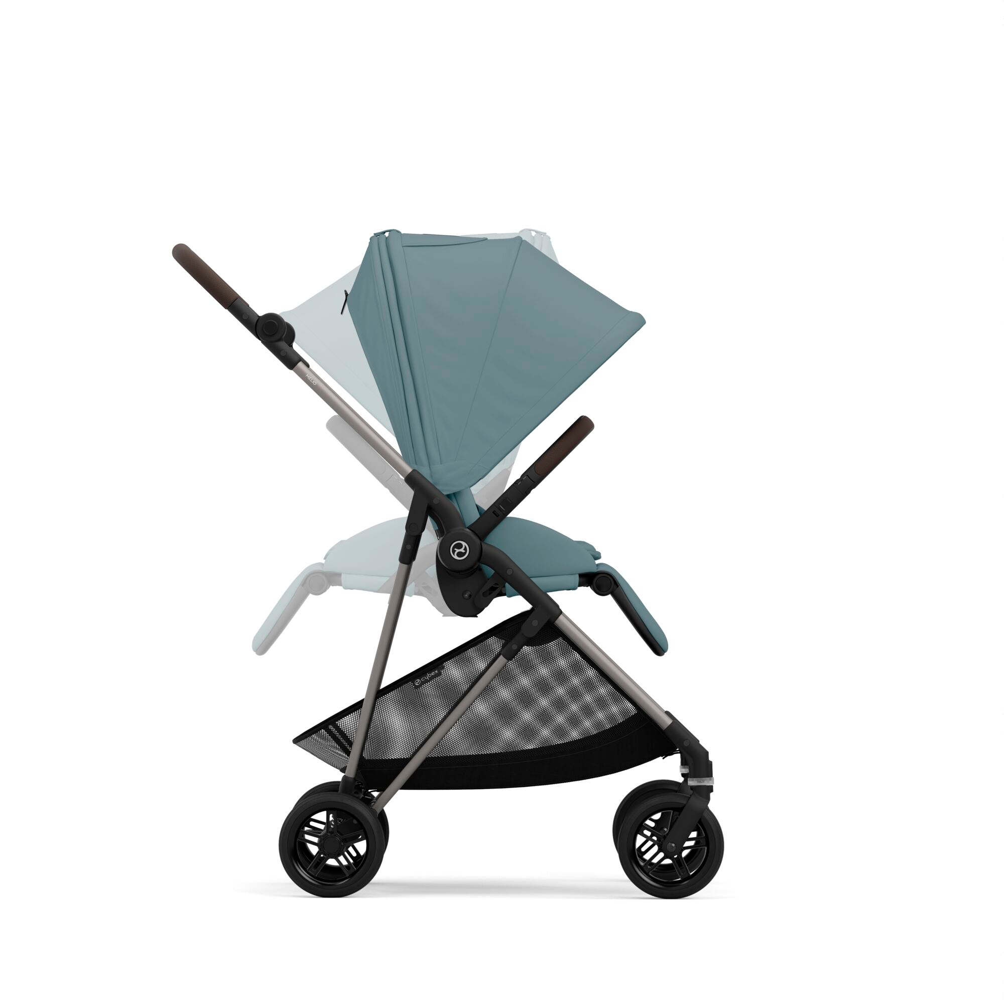 Kombi-Kinderwagen, cybex, Blau – Produktansicht