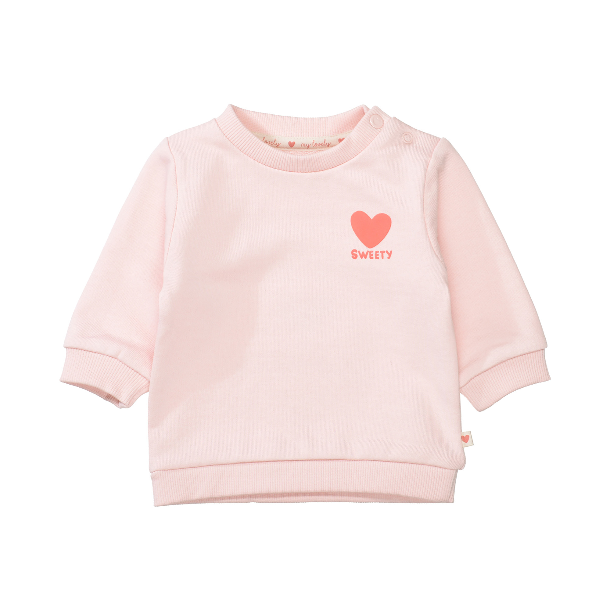Pullover & Sweatshirts, STACCATO, Pink – Besonderheit: Druckknöpfe auf der Schulter