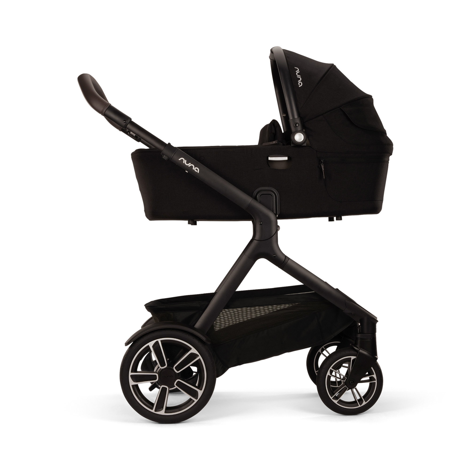 Kombi-Kinderwagen, nuna, Schwarz – Produktansicht
