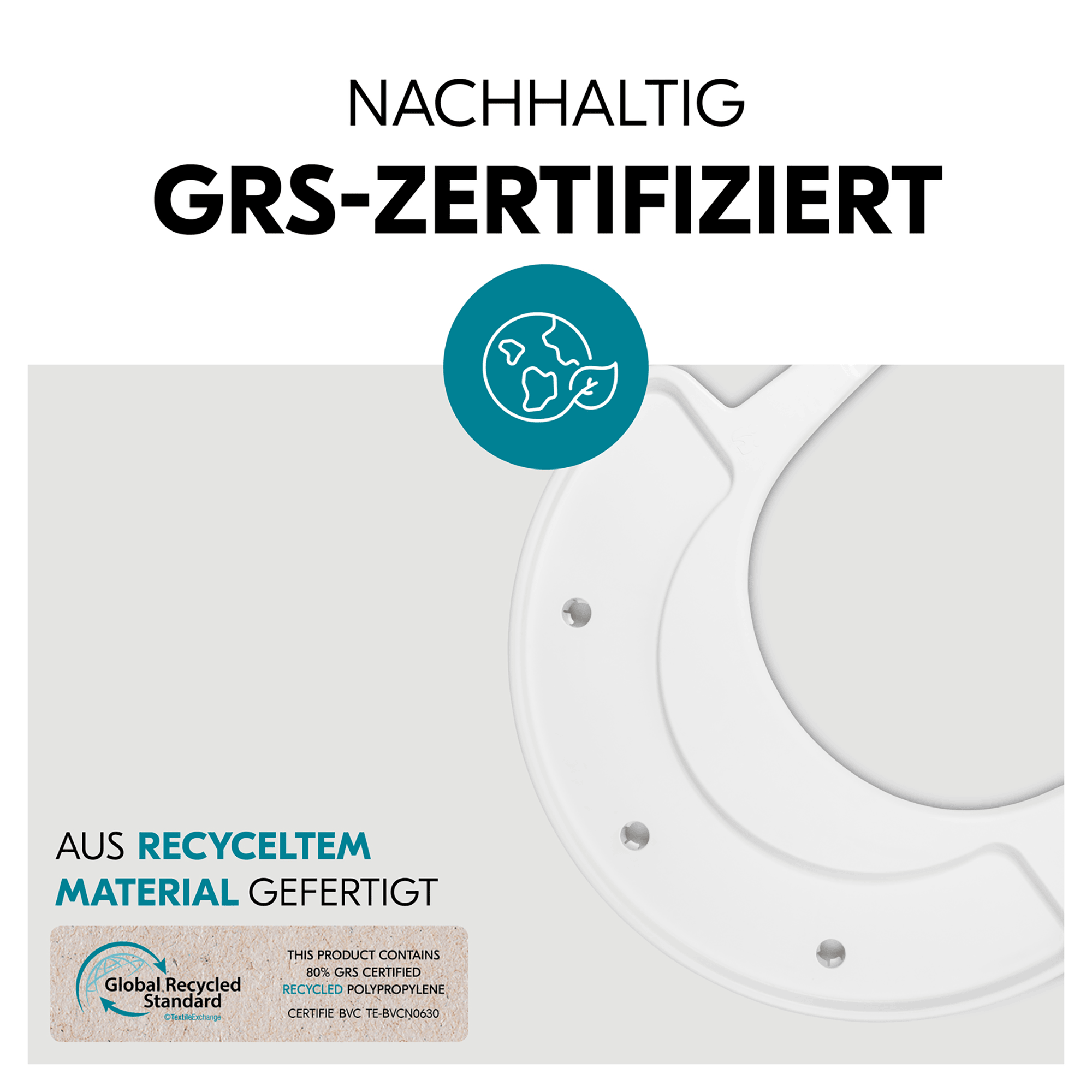 Hochstuhl Zubehör, hauck, Weiß – Produktansicht