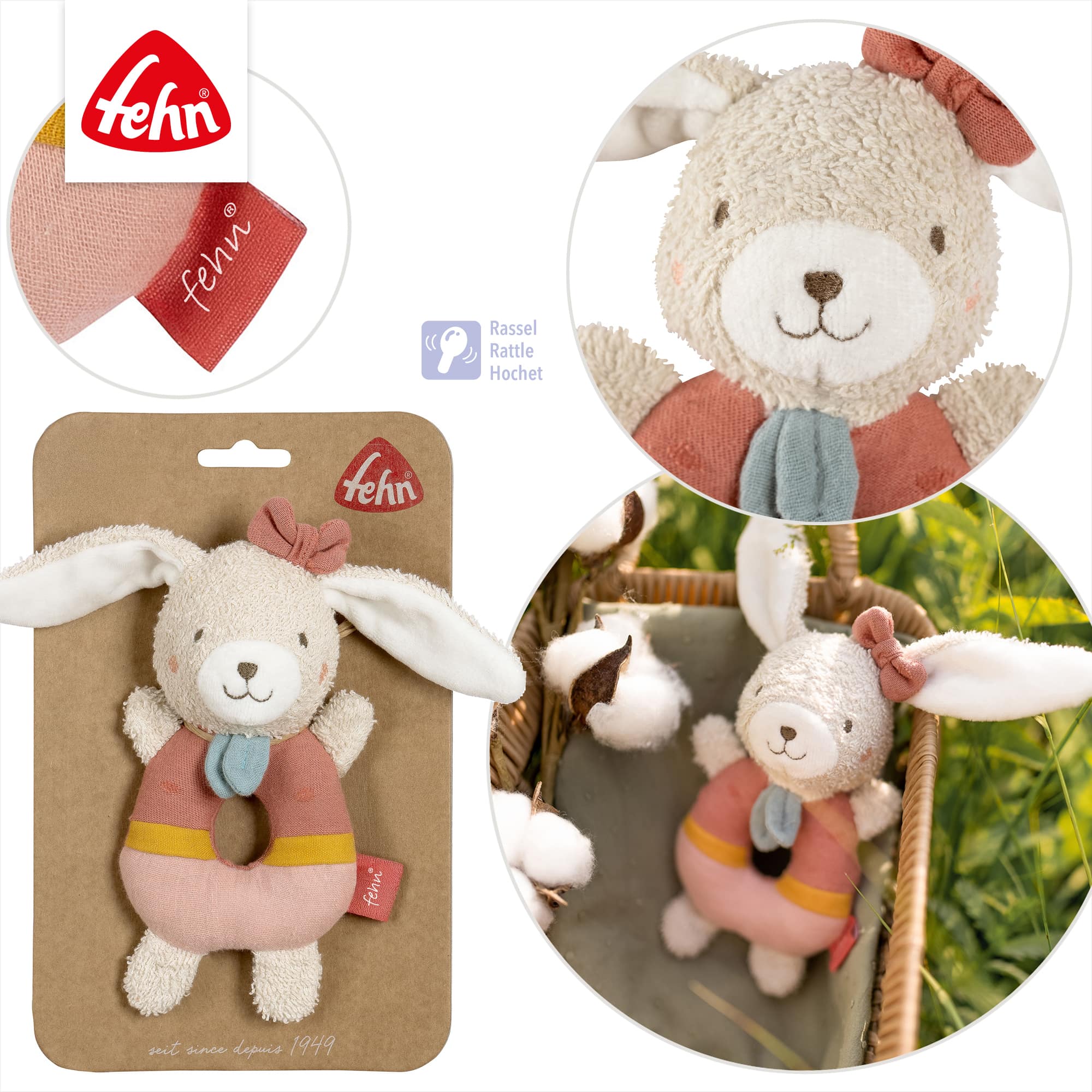 Rasseln & Greiflinge, fehn, Pink – Produktansicht