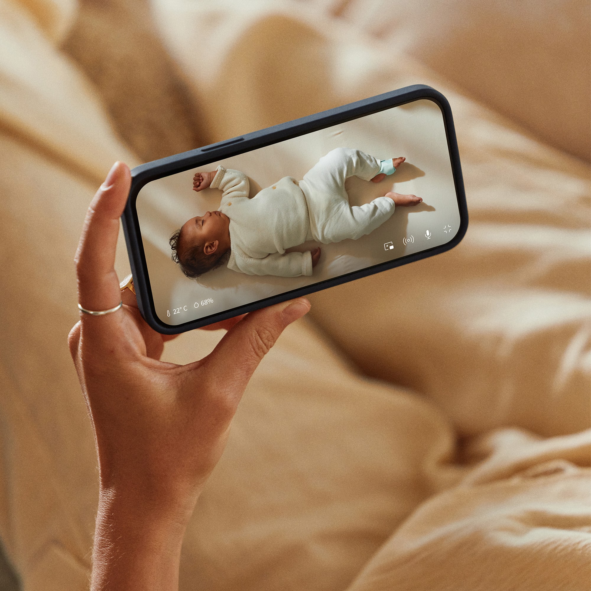 Video Babyphone, Owlet, Schwarz – Produktansicht