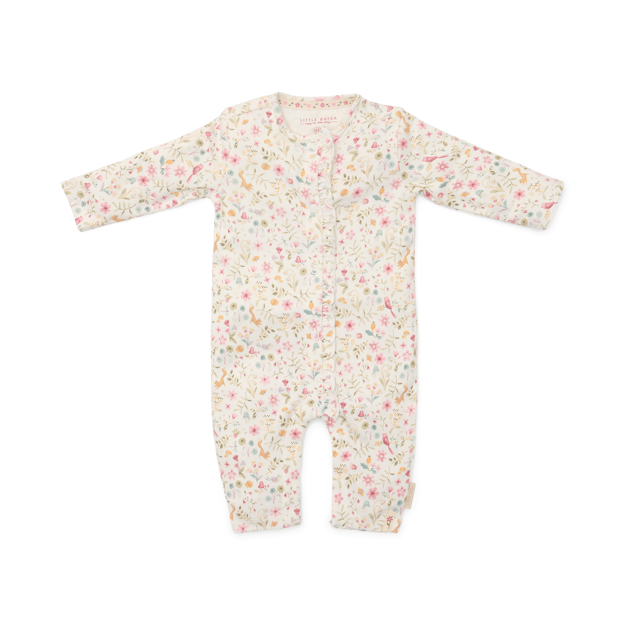 Einteiler, LITTLE DUTCH, Weiß – Besonderheit: aus 100% Baumwolle