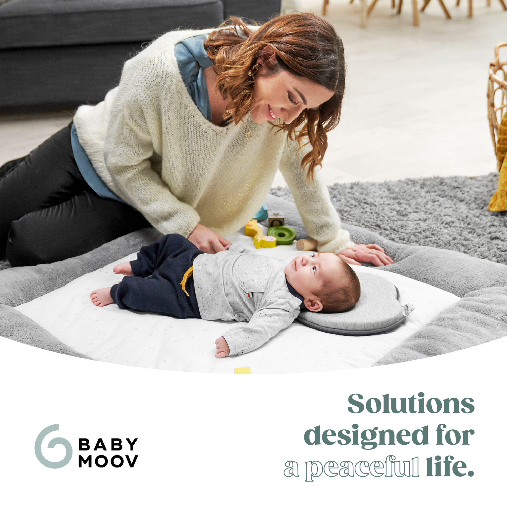 Komfortkissen, babymoov, Grau – Produktansicht