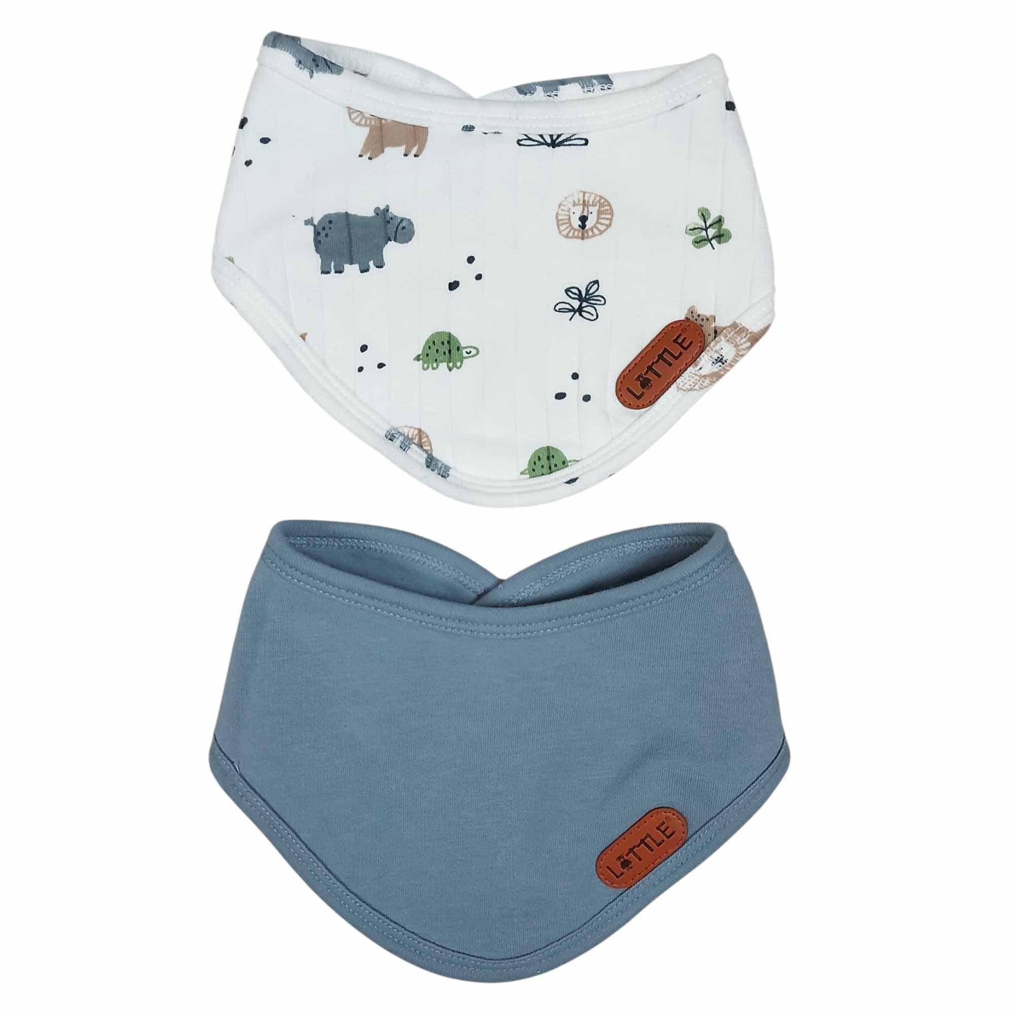 Dreieckstücher & Halstücher, LITTLE, Weiß – Besonderheit: Set bestehend aus zwei Tüchern