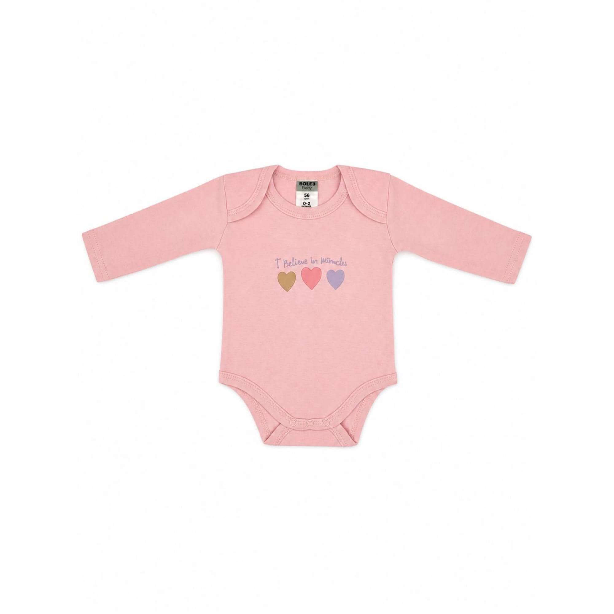 Langarmbodys, Boley, Pink – Produktansicht