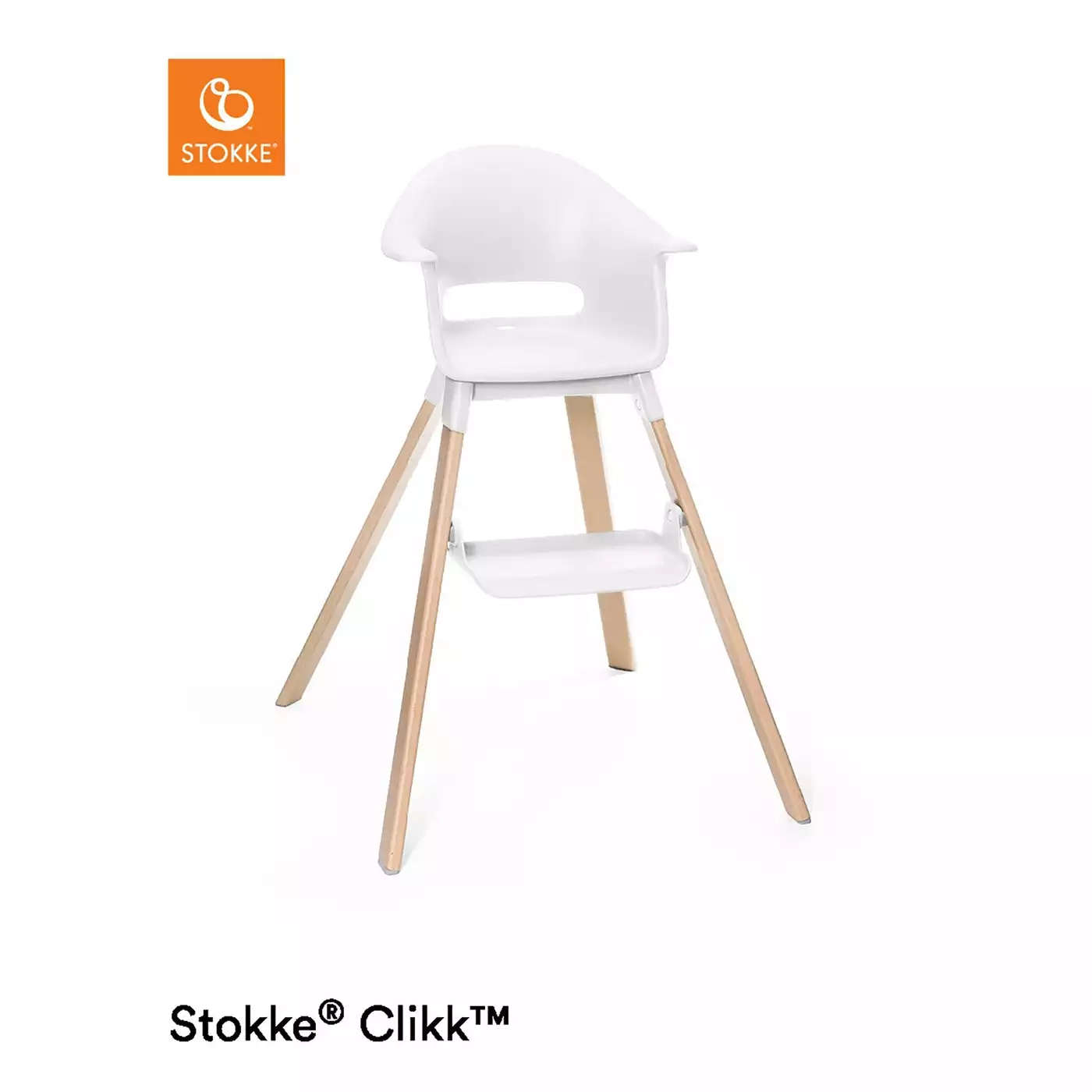 Treppenhochstühle, STOKKE, Weiß – Produktansicht