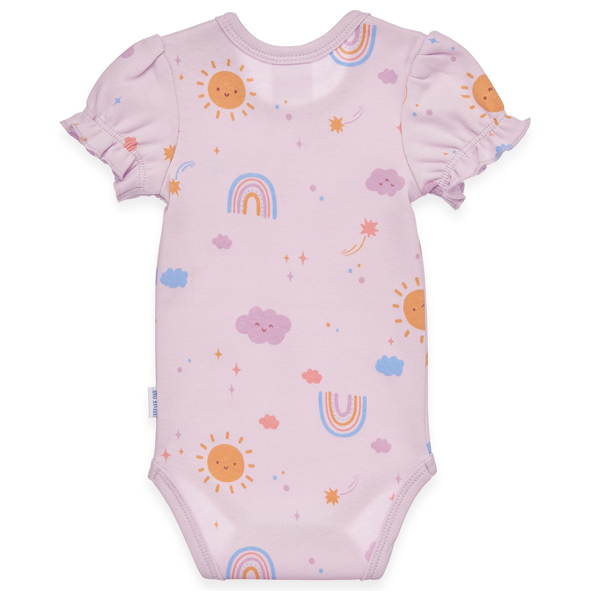 Kurzarmbodys, LITTLE ONE, Lila – Besonderheit: aus 100% Baumwolle