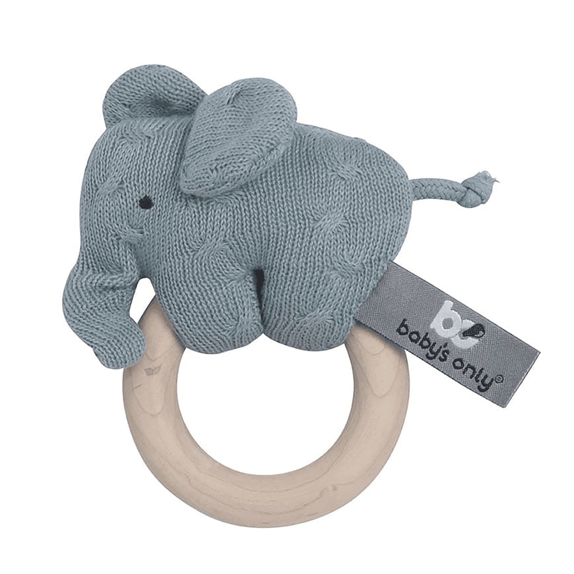 Holz-Rassel Elefant baby's only Grün 2000575340707 1