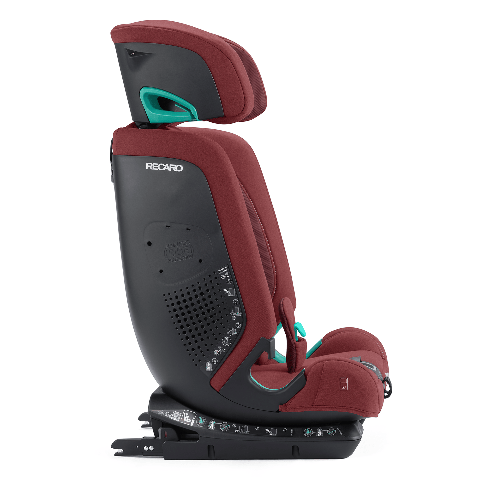Kindersitze 9-36 kg, Gruppe 1/2/3, RECARO – Produktansicht