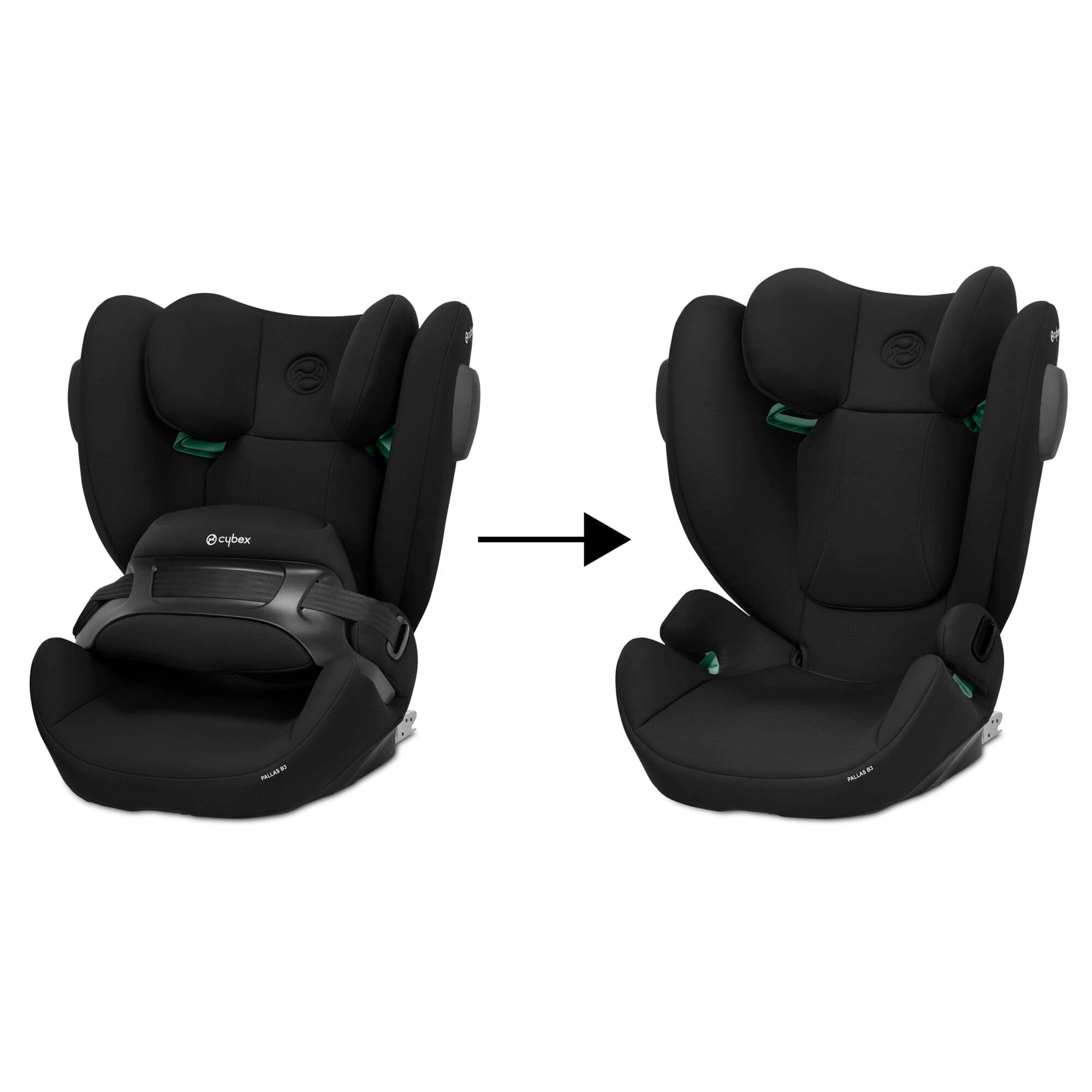Kindersitze 9-36 kg, Gruppe 1/2/3, cbx by cybex, Schwarz – Produktansicht