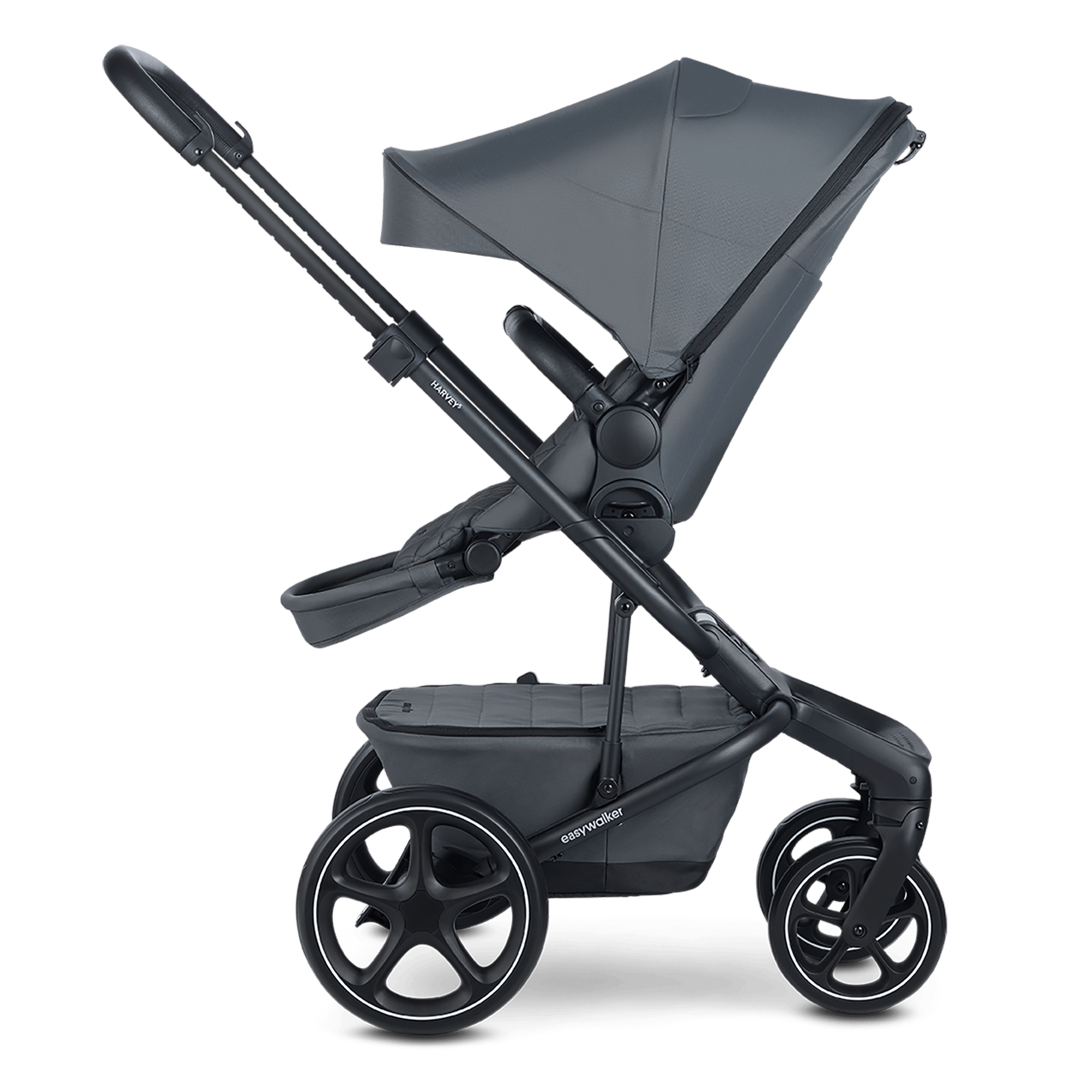 Kombi-Kinderwagen, easywalker, Grau – Produktansicht