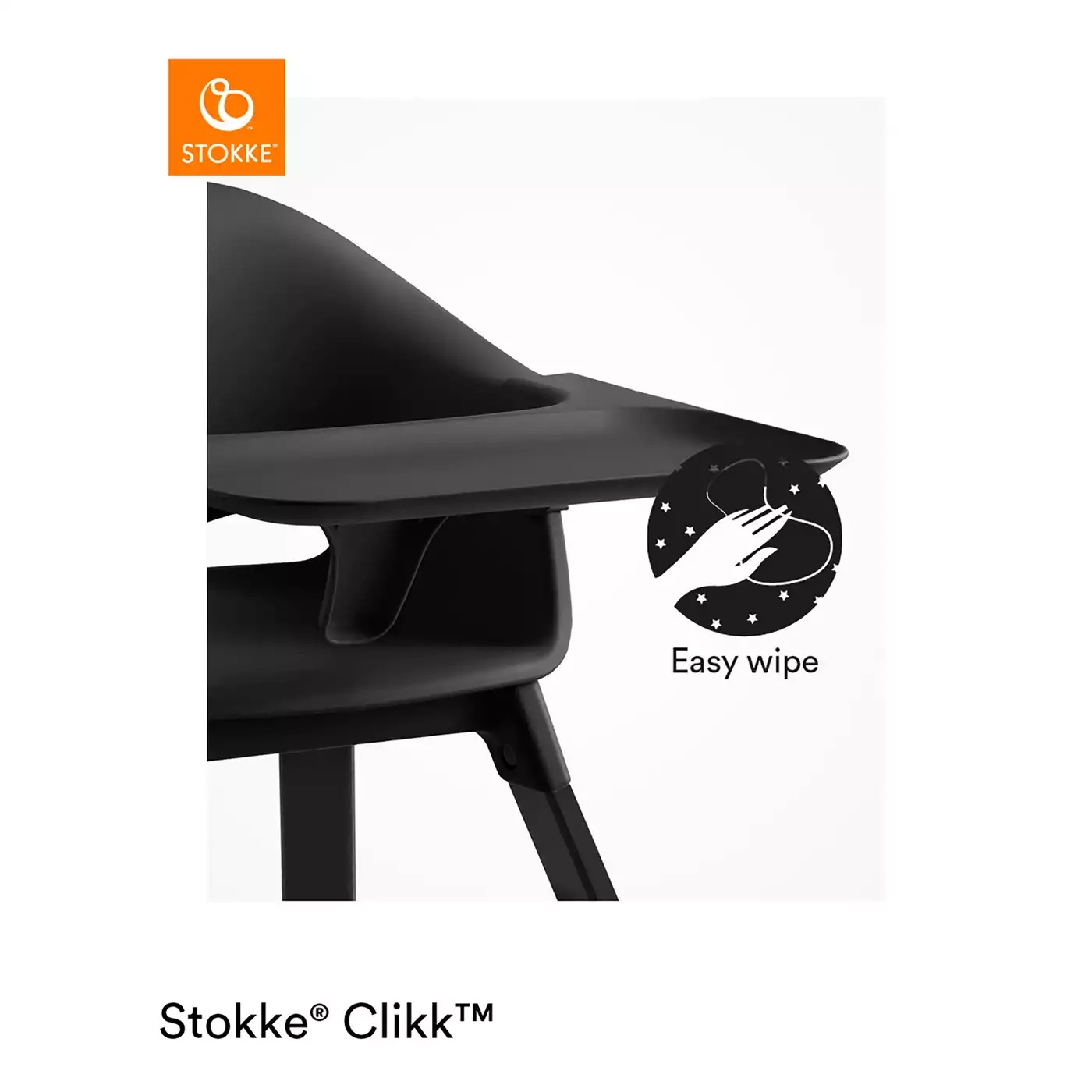Treppenhochstühle, STOKKE, Schwarz – Produktansicht