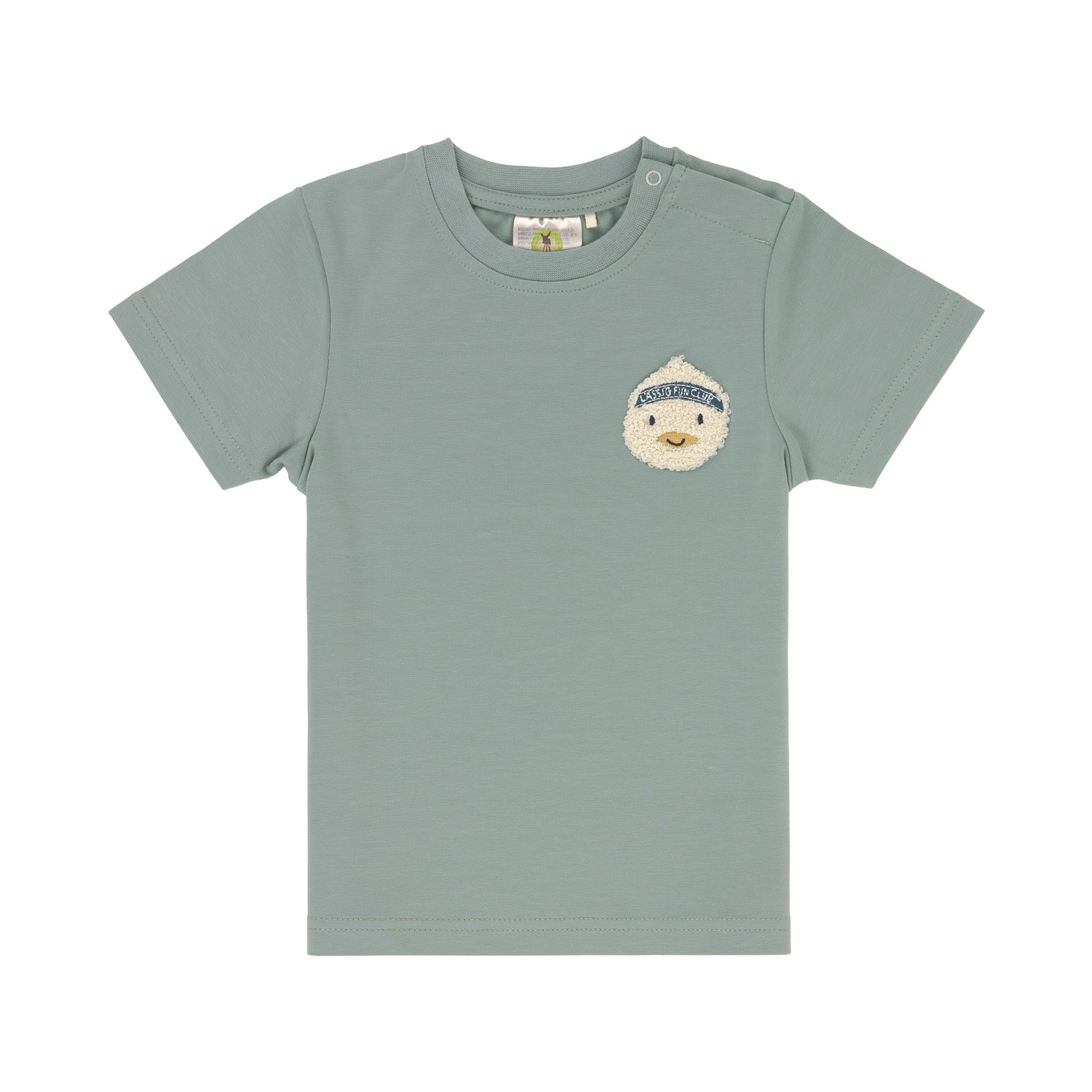 Kurzarmshirts, LÄSSIG, Grün – Besonderheit: aus 95% Baumwolle