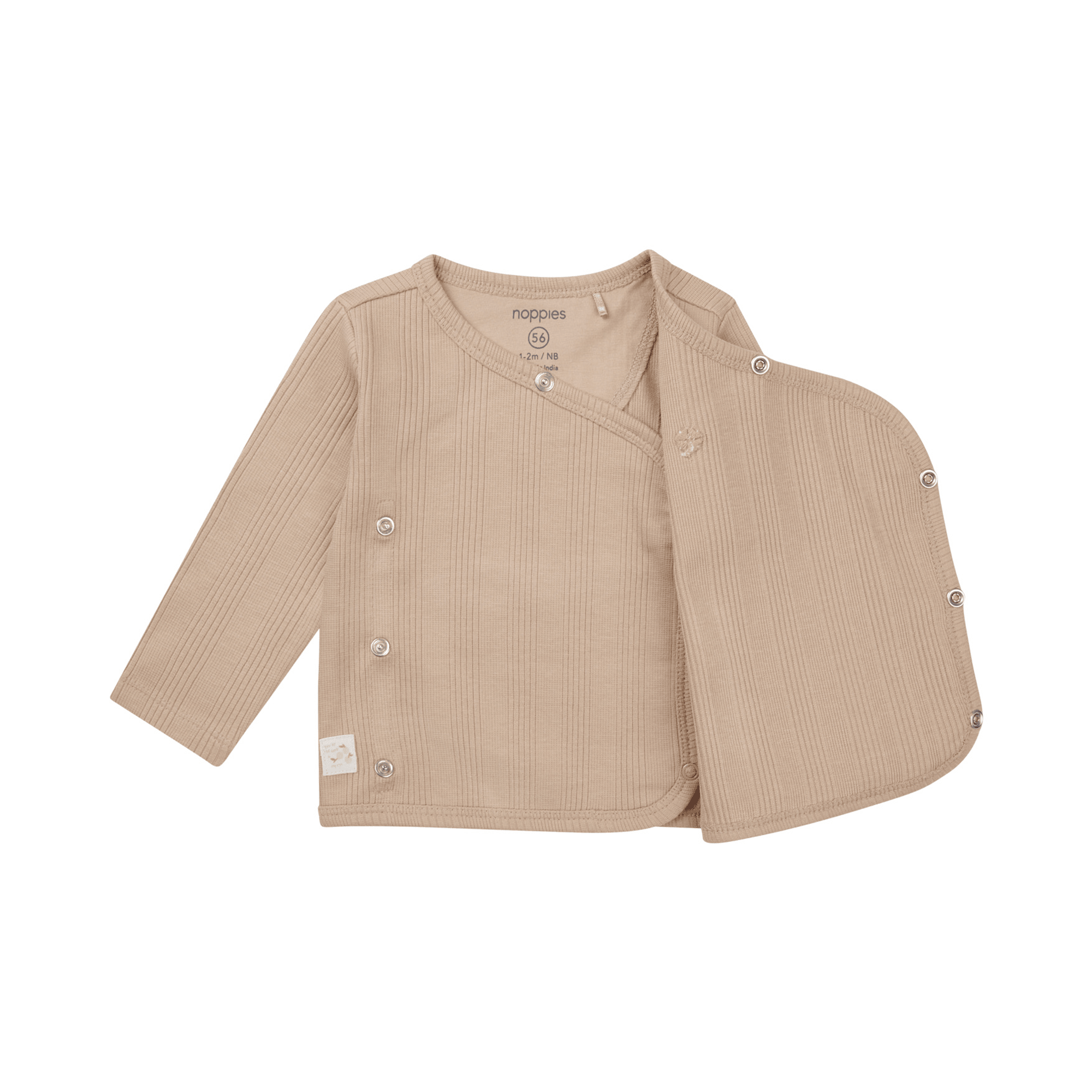 Wickelshirt, noppies, Beige – Besonderheit: aus 95% Bio-Baumwolle