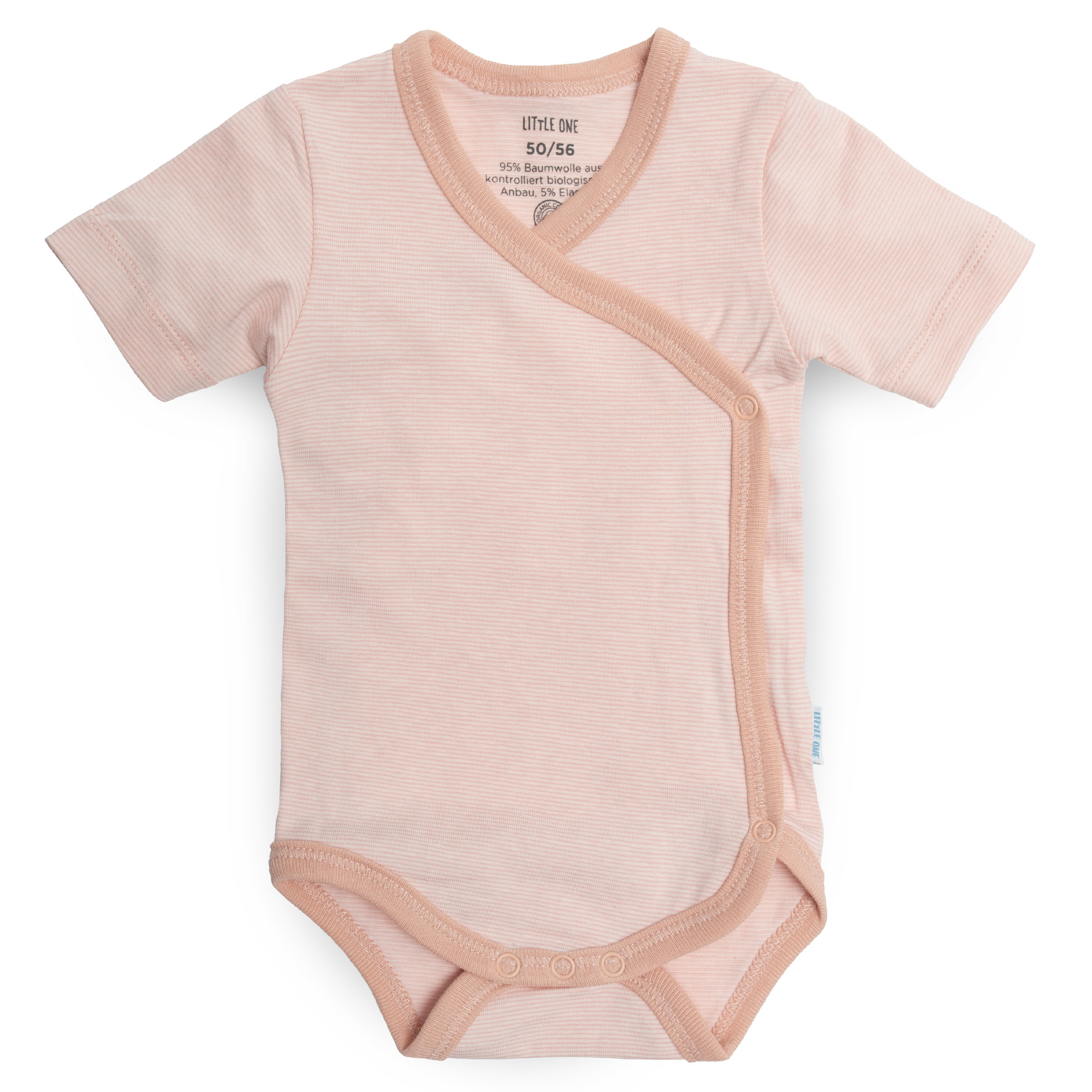 Wickelbodys, LITTLE ONE, Pink – Besonderheit: hochwertiger Bio-Baumwollmix