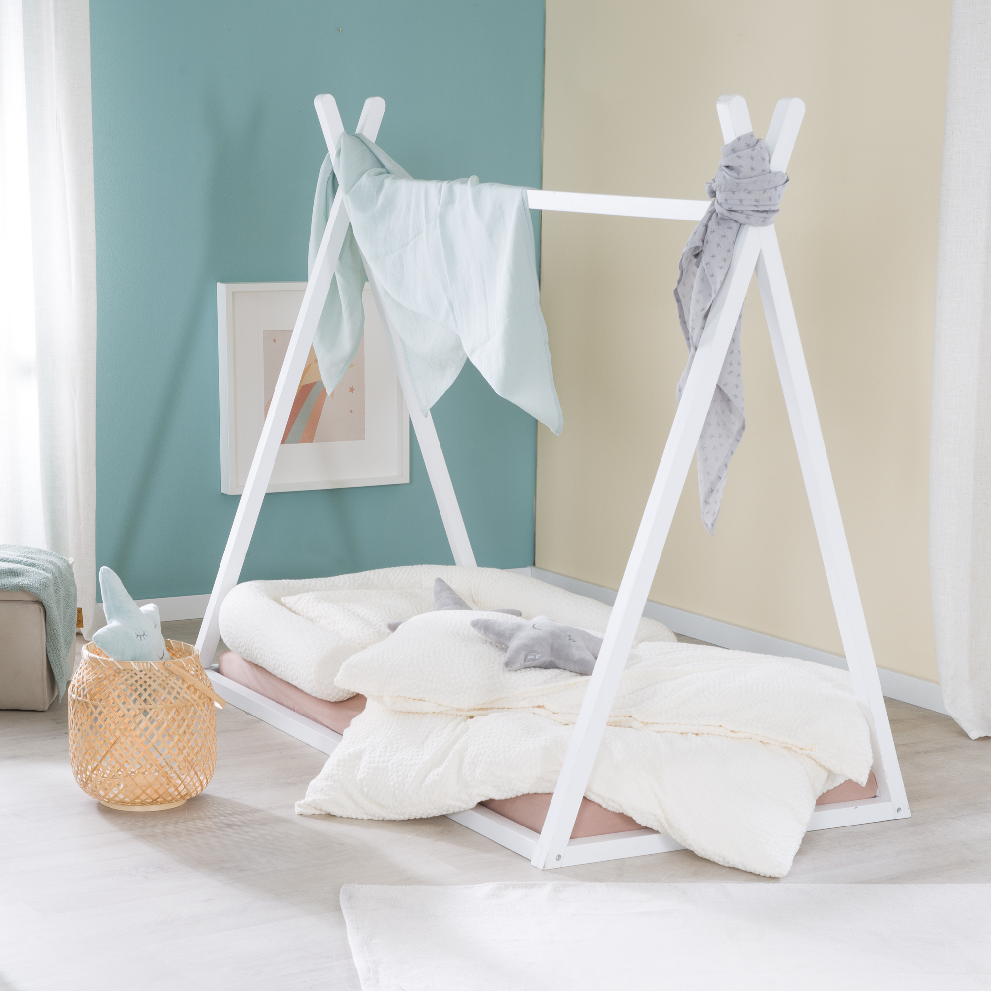 Hausbett, roba, Weiß – Produktansicht