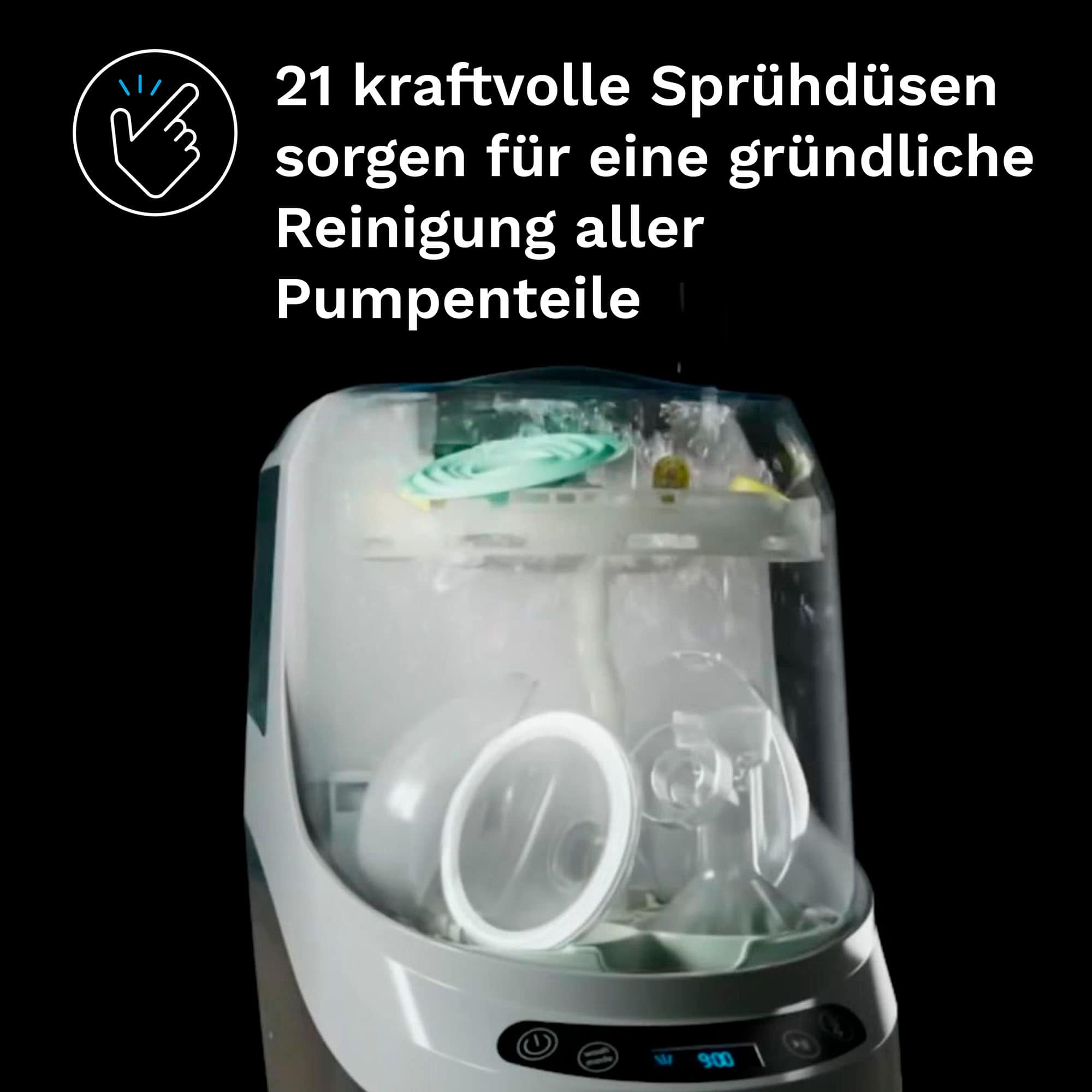 Vaporisatoren, babybrezza, Grau – Produktansicht
