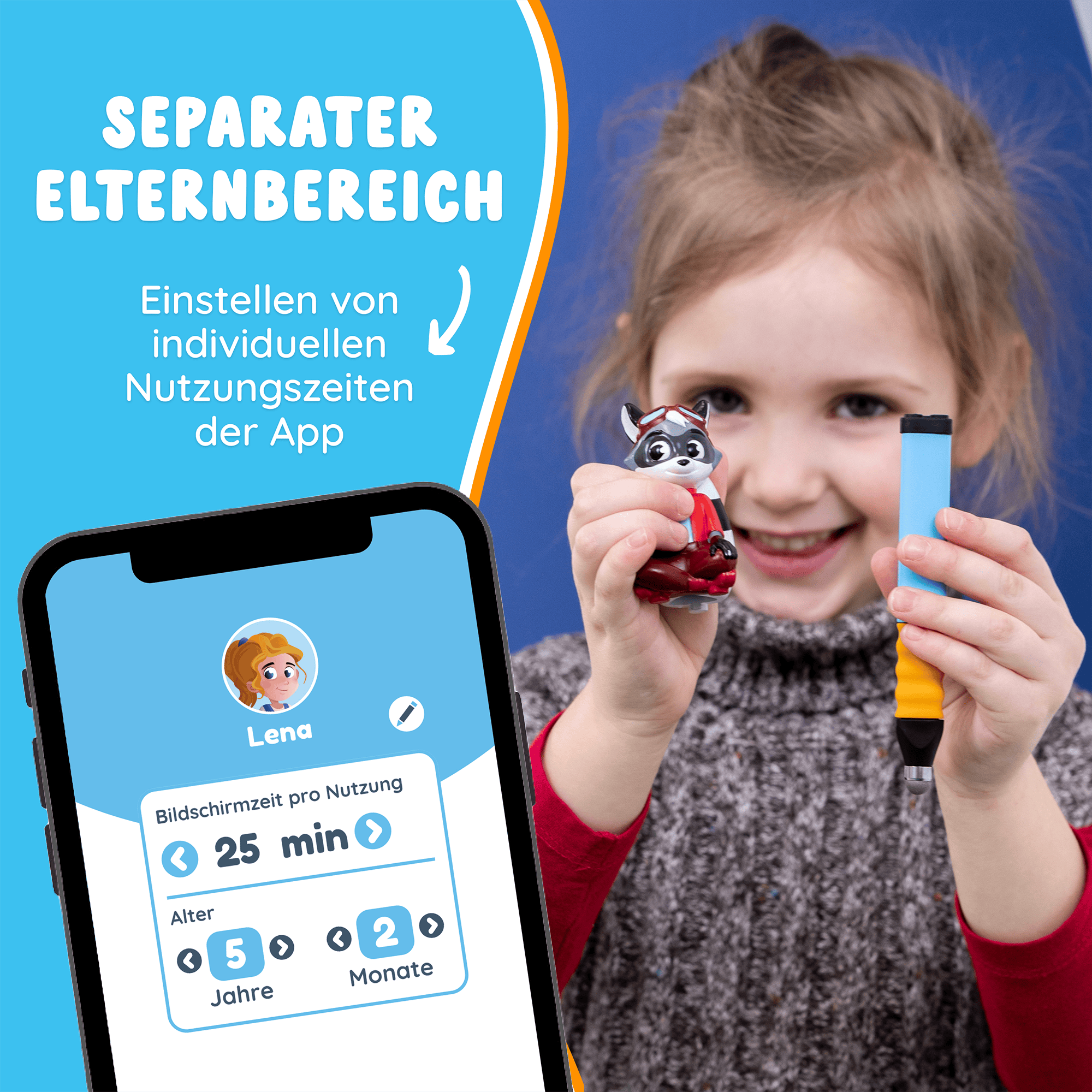 Spielfiguren, EDURINO, Mehrfarbig – Produktansicht