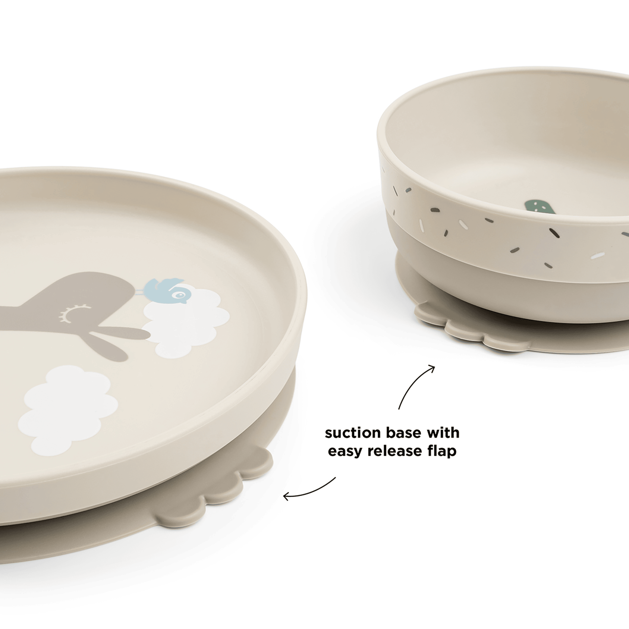 Kinderteller, done by deer, Beige – Produktansicht