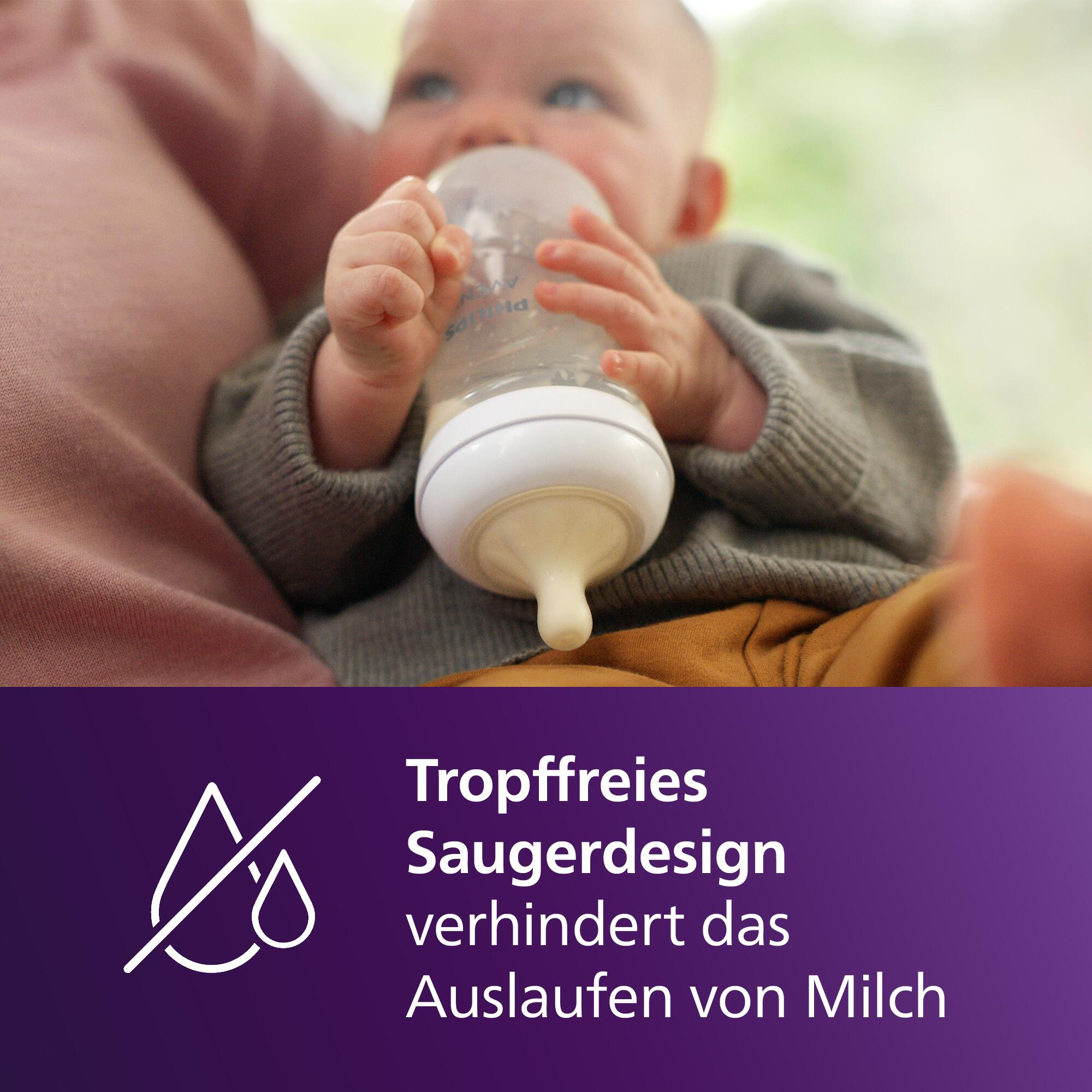 Babyfläschchen, PHILIPS AVENT, Transparent – Produktansicht