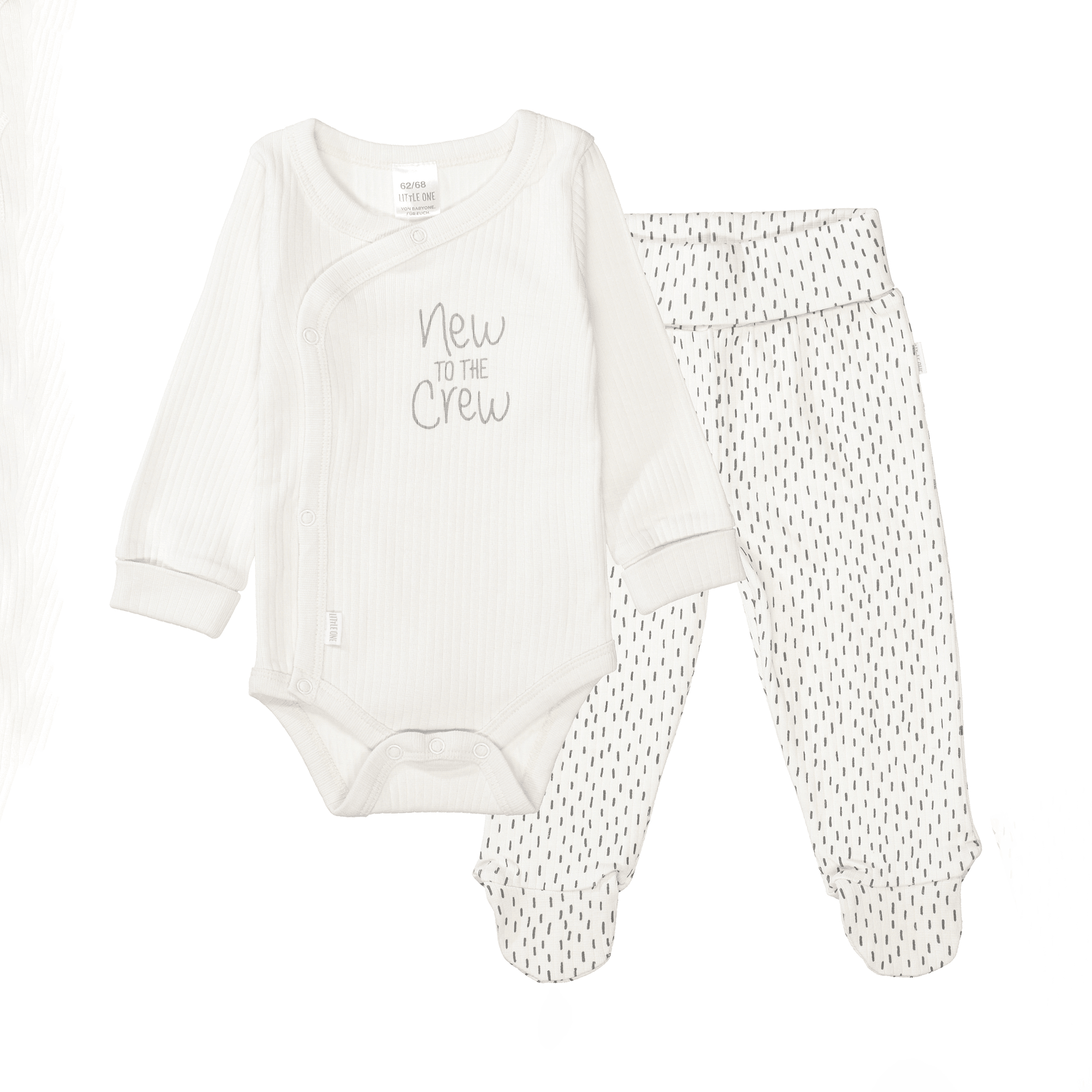 Langarmbodys, LITTLE ONE, Beige – Besonderheit: aus 95% Baumwolle