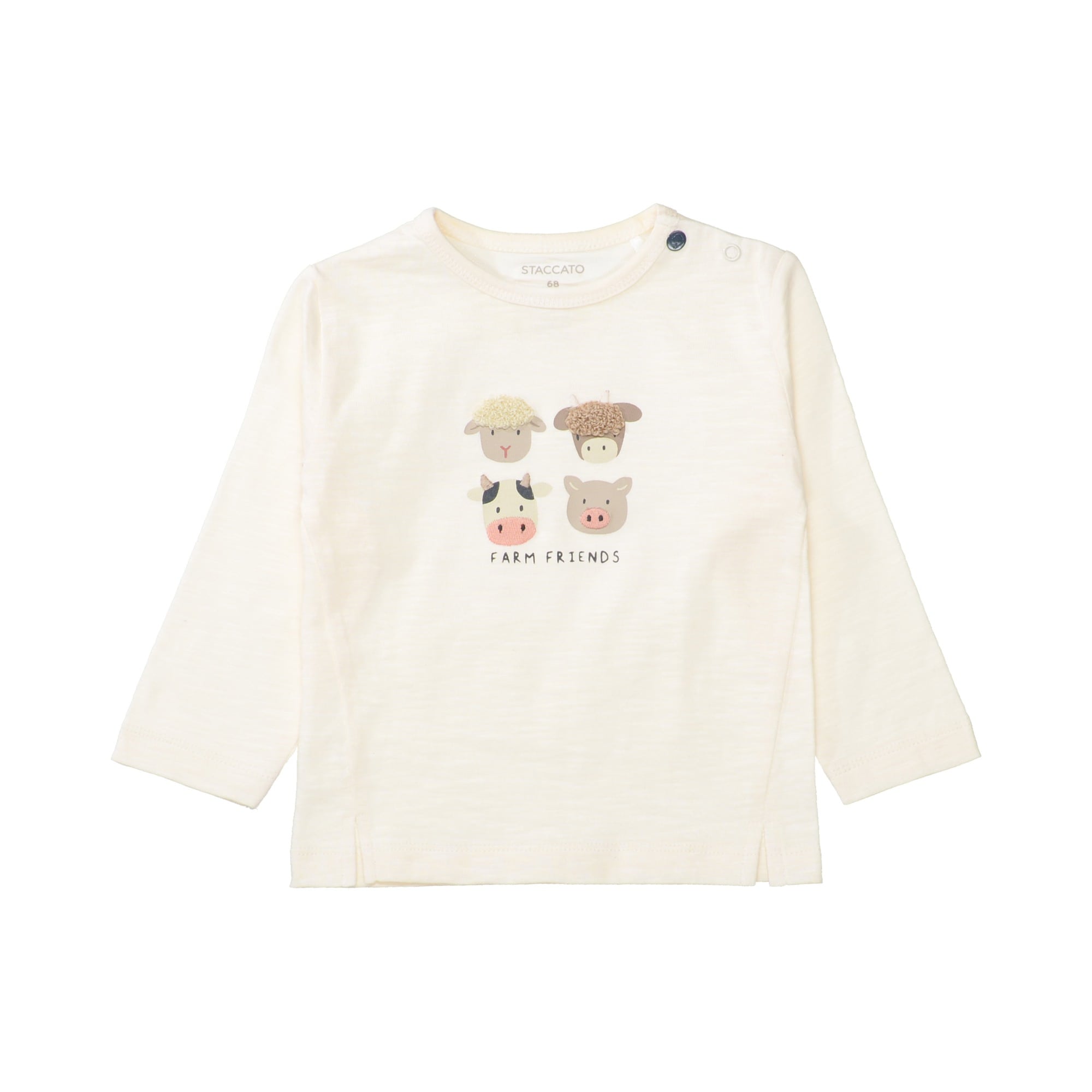 Langarmshirts, STACCATO, Beige – Produktansicht
