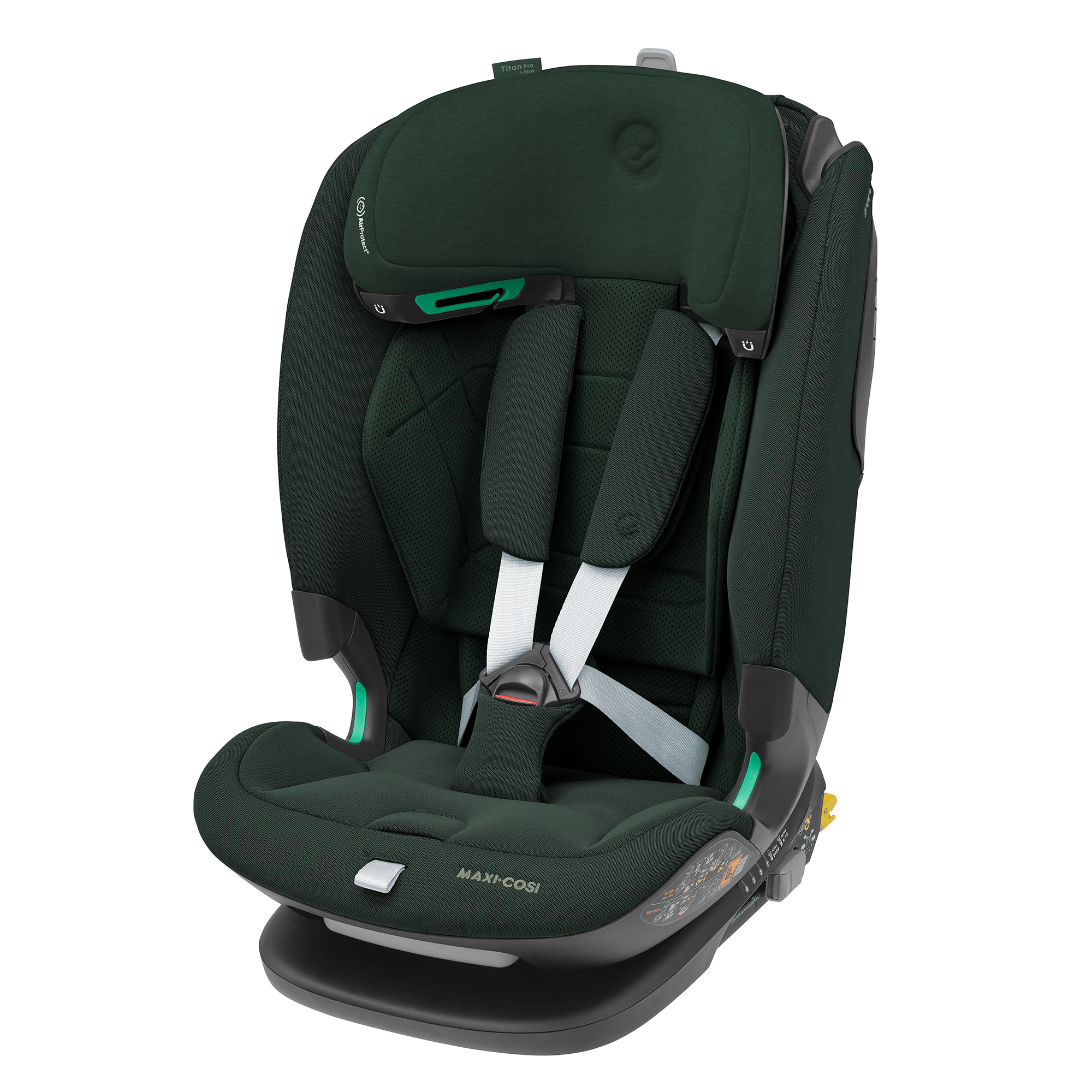 Kindersitze 9-36 kg, Gruppe 1/2/3, MAXI-COSI, Grün – Besonderheit: ab ca. 15 Monate bis zu 12 Jahre (ab 76 bis 150 cm - 9 bis 36 kg)