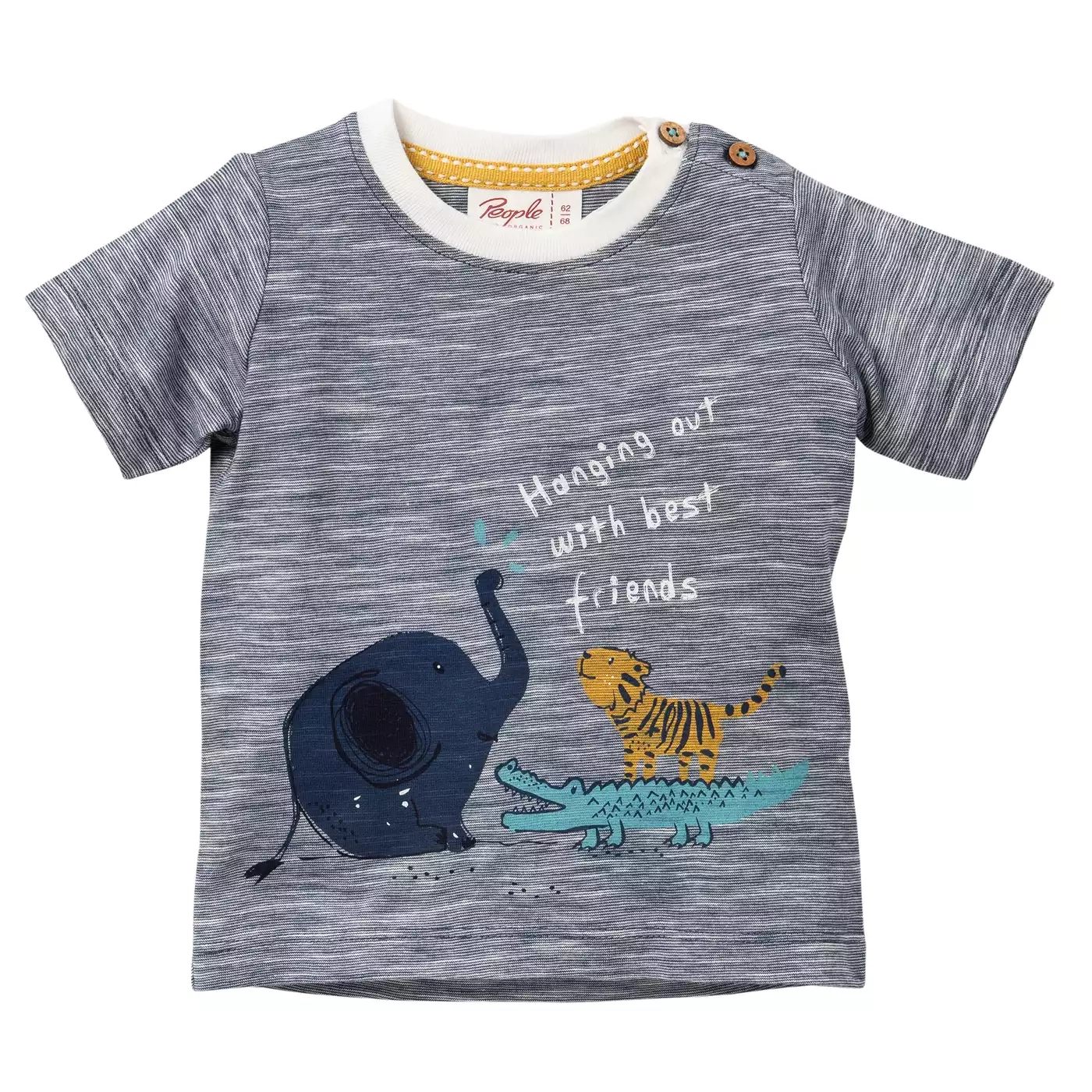 Kurzarmshirts, People Wear Organic - o – Produktansicht
