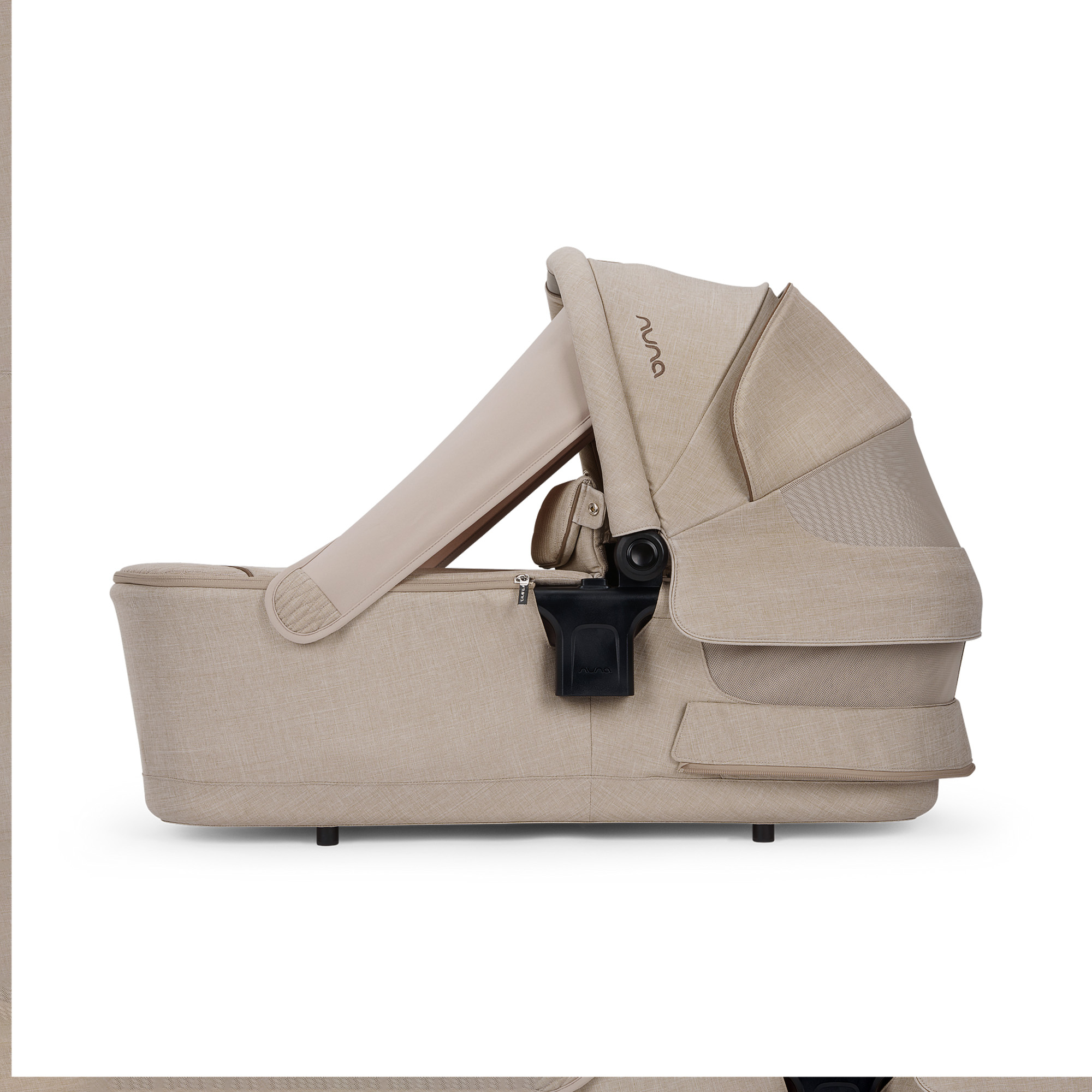 Kombi-Kinderwagen, nuna, Beige – Produktansicht