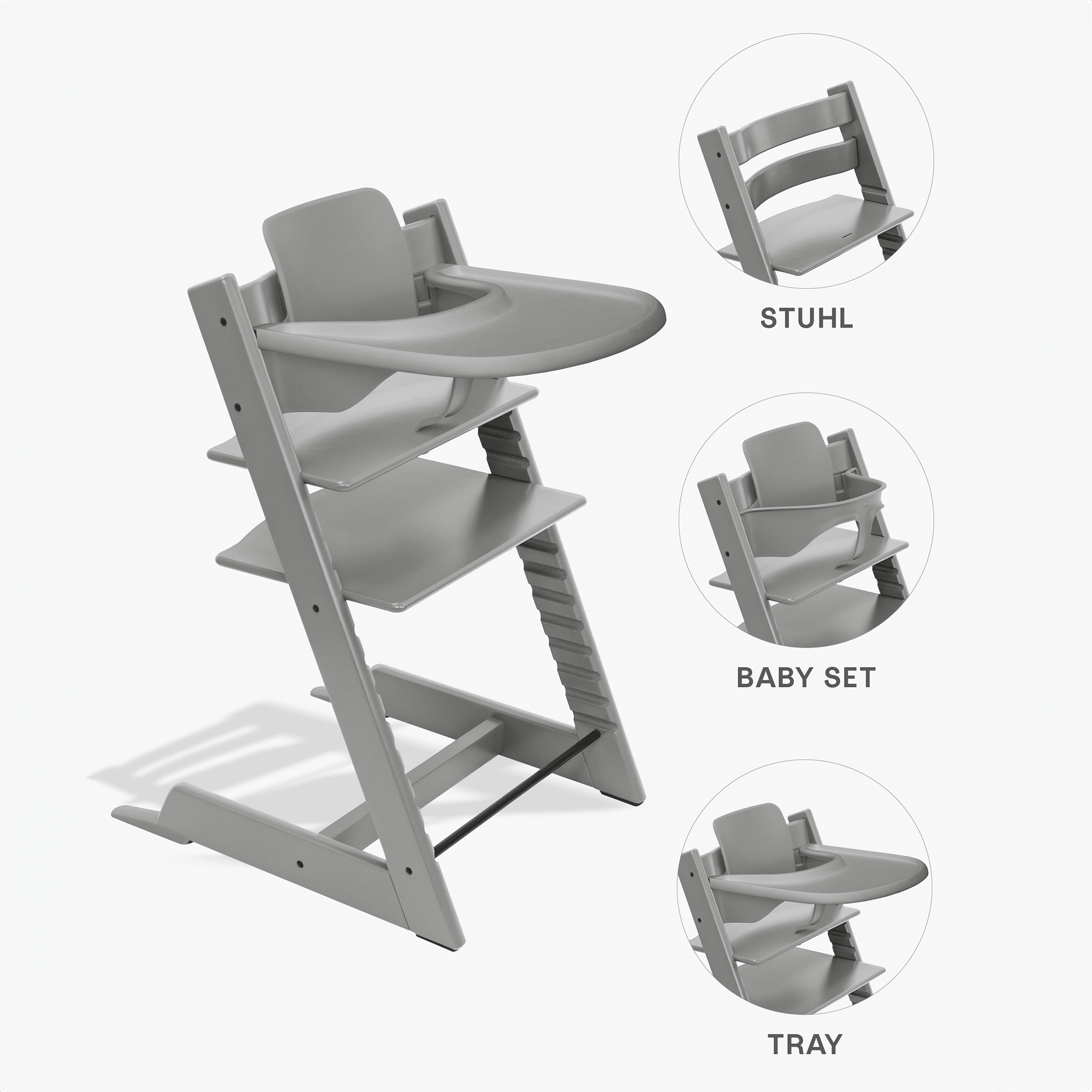 Hochstuhl Zubehör, STOKKE, Grau – Produktansicht