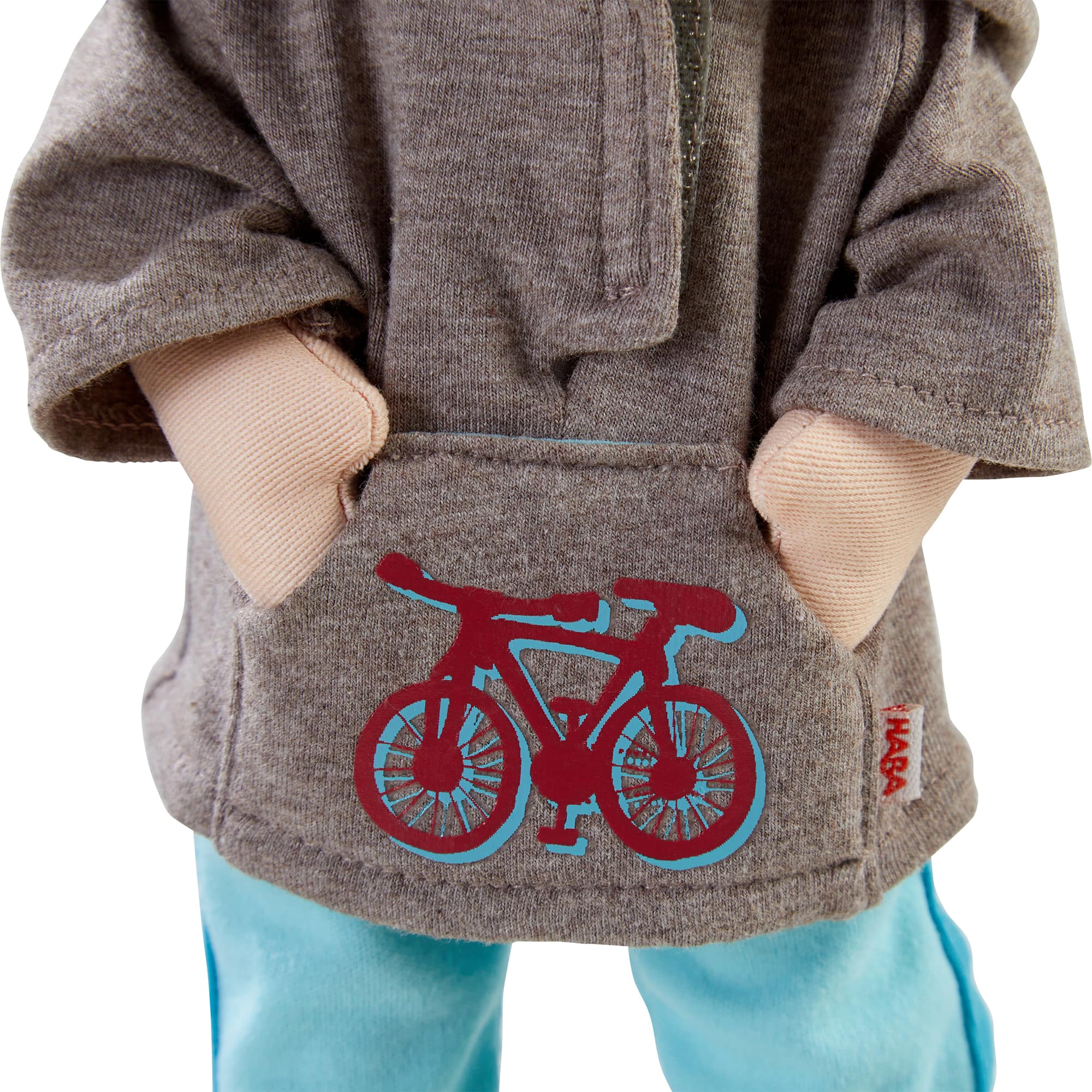 Puppen & Puppenwagen, HABA, Braun – Produktansicht
