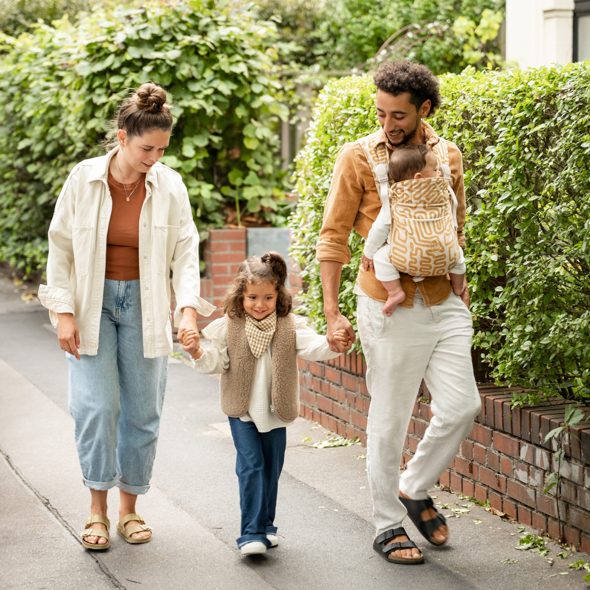 Fullbuckle Tragen, Emma & Noah, Orange – Produktansicht