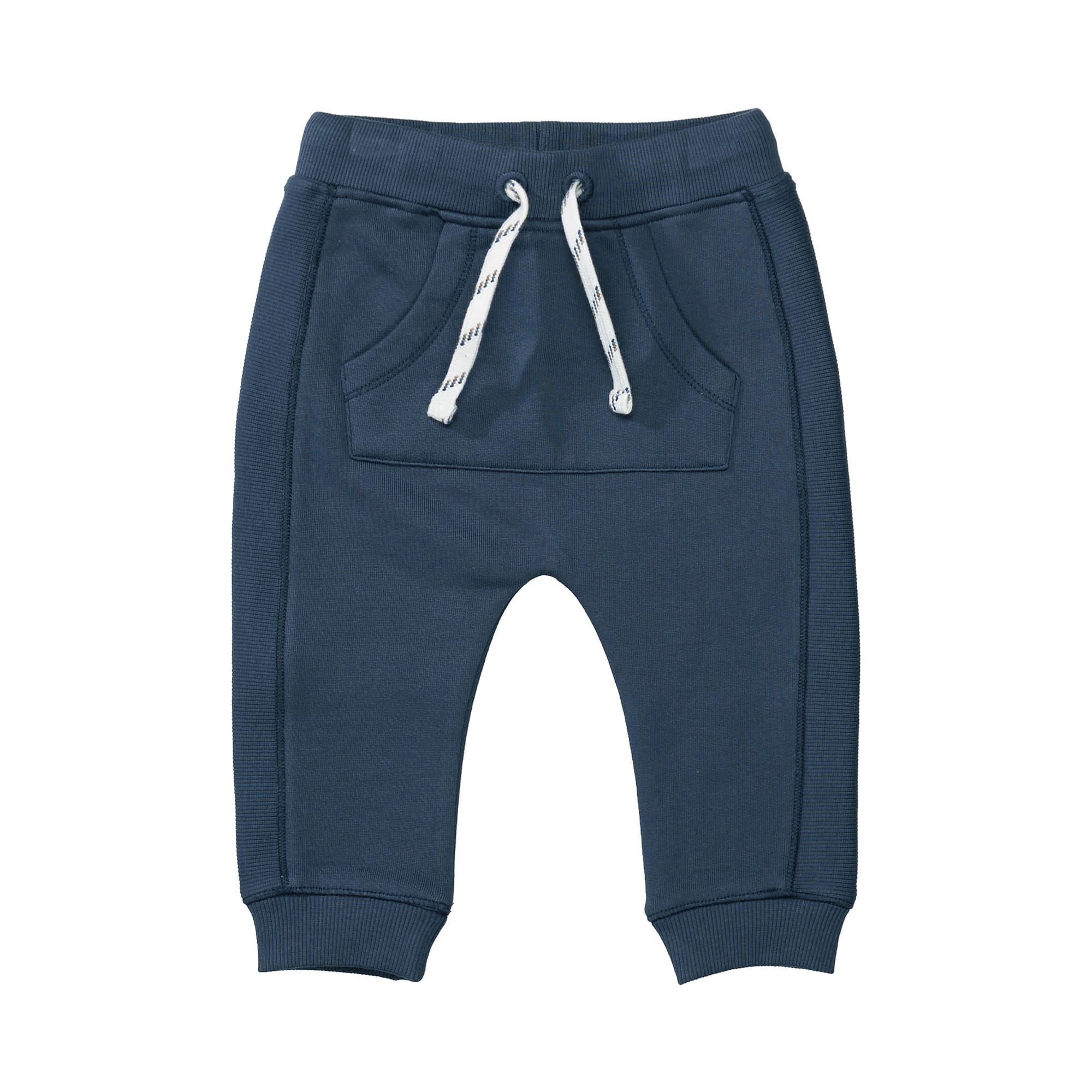 Jogginghosen, STACCATO, Blau – Besonderheit: aus 100% Baumwolle