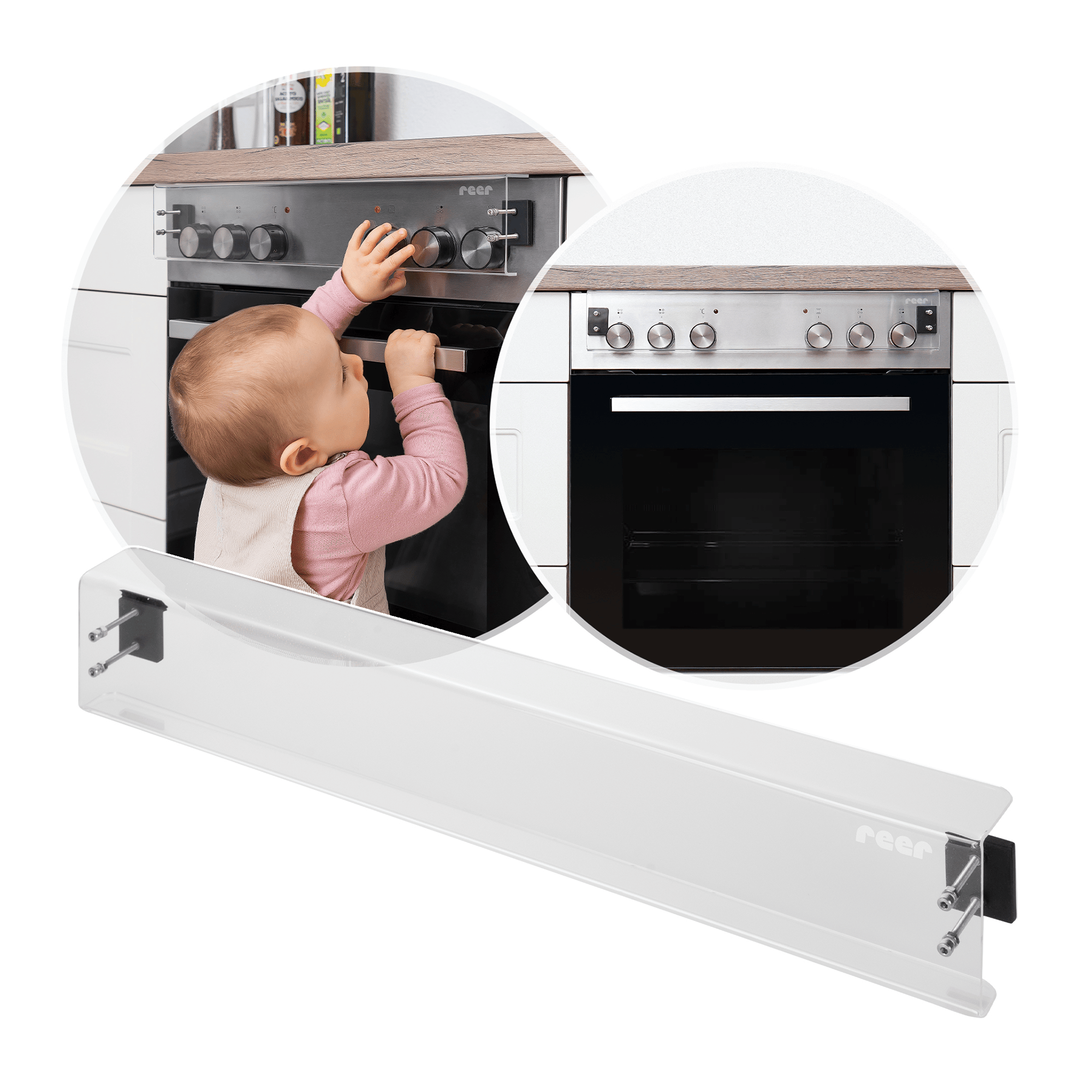 Kindersicherung, reer, Transparent – Produktansicht