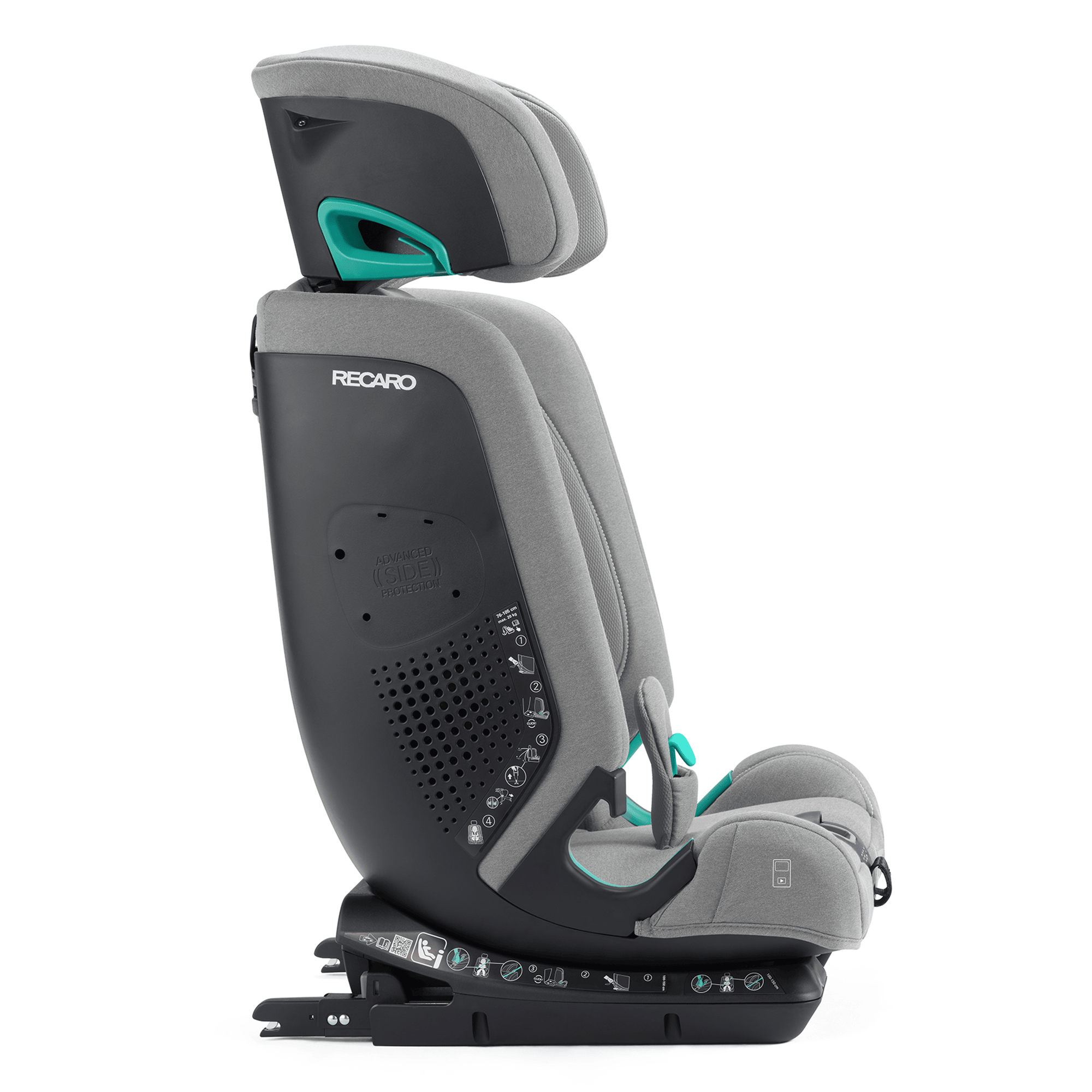 Kindersitze 9-36 kg, Gruppe 1/2/3, RECARO – Produktansicht