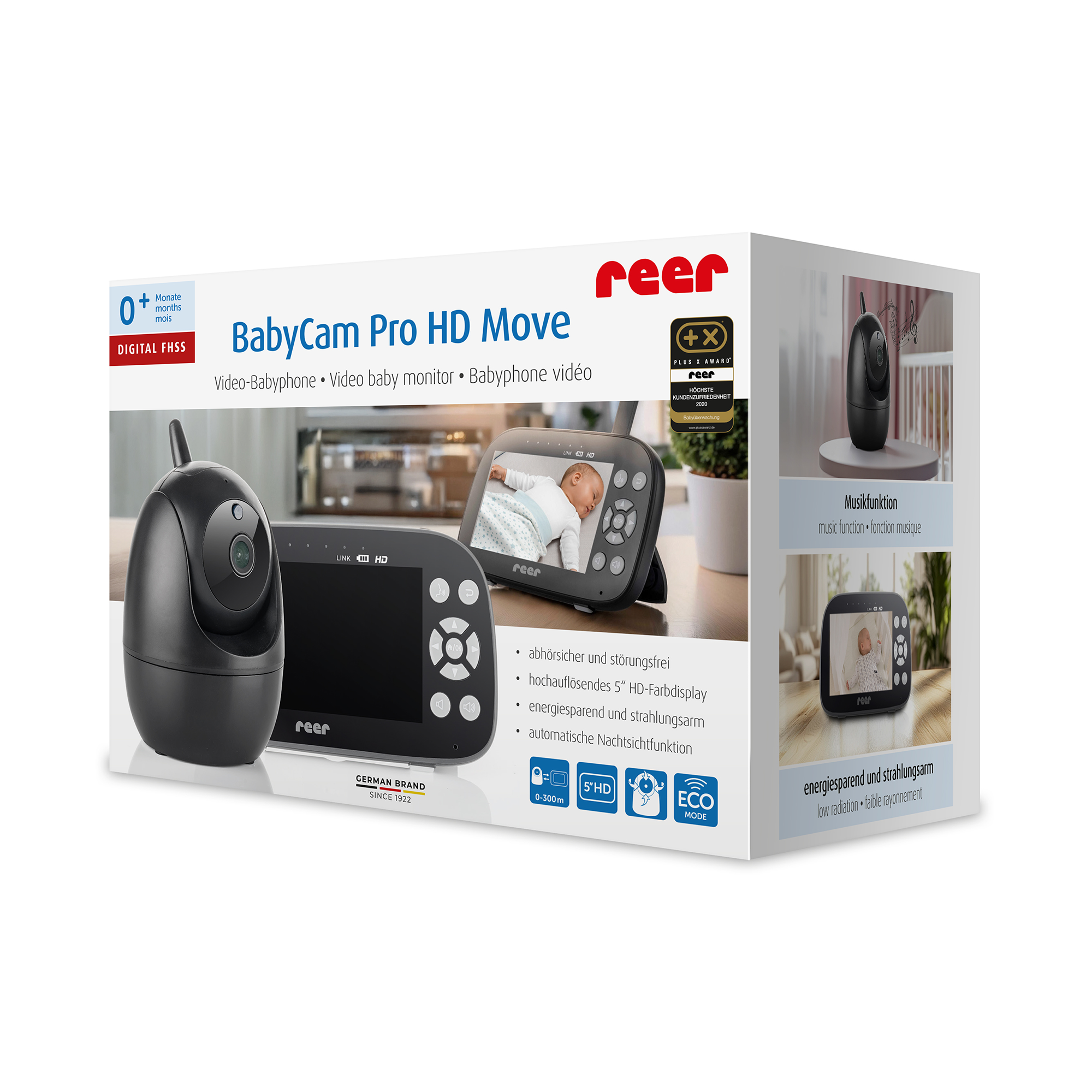 Video Babyphone, reer, Schwarz – Produktansicht