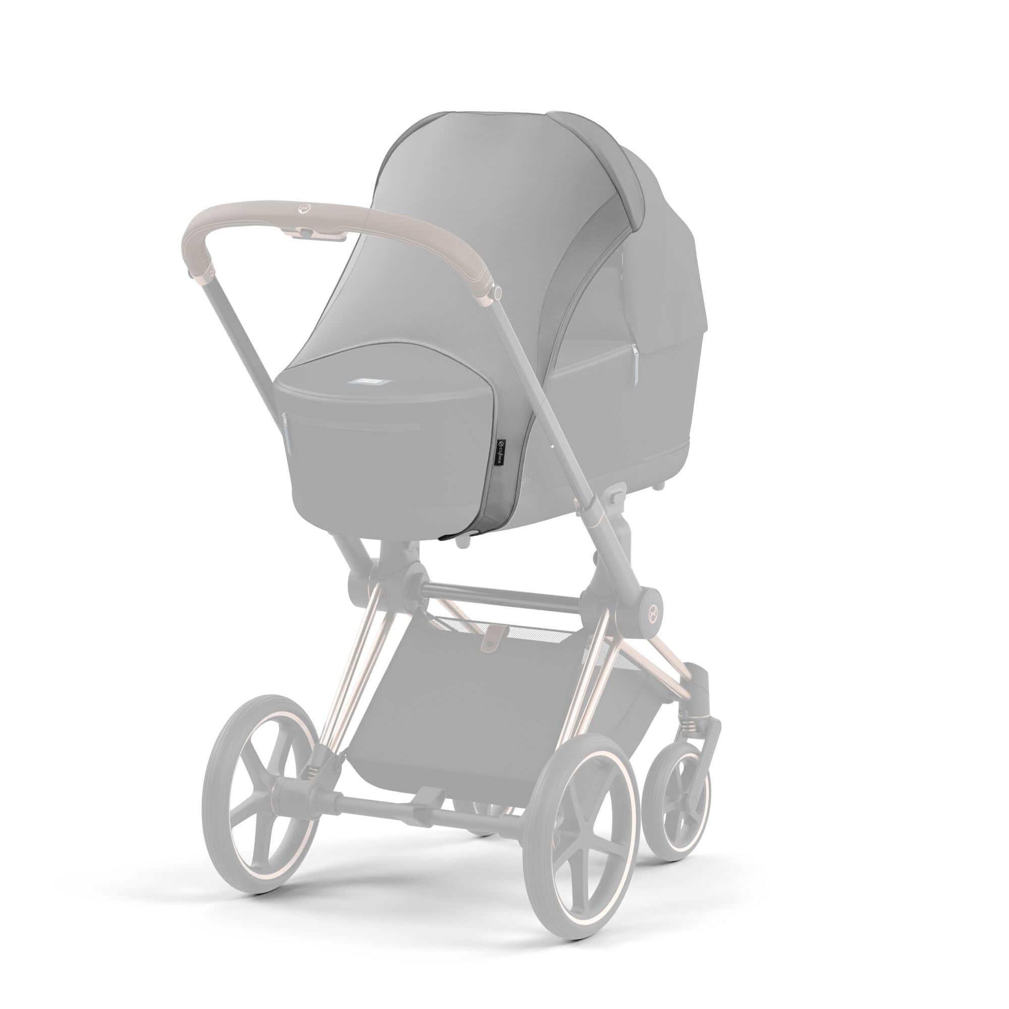 Sonnen- & Insektenschutz Kinderwagen, cybex PLATINUM, Grau – Besonderheit: passt auf Cot und Kinderwagensitz