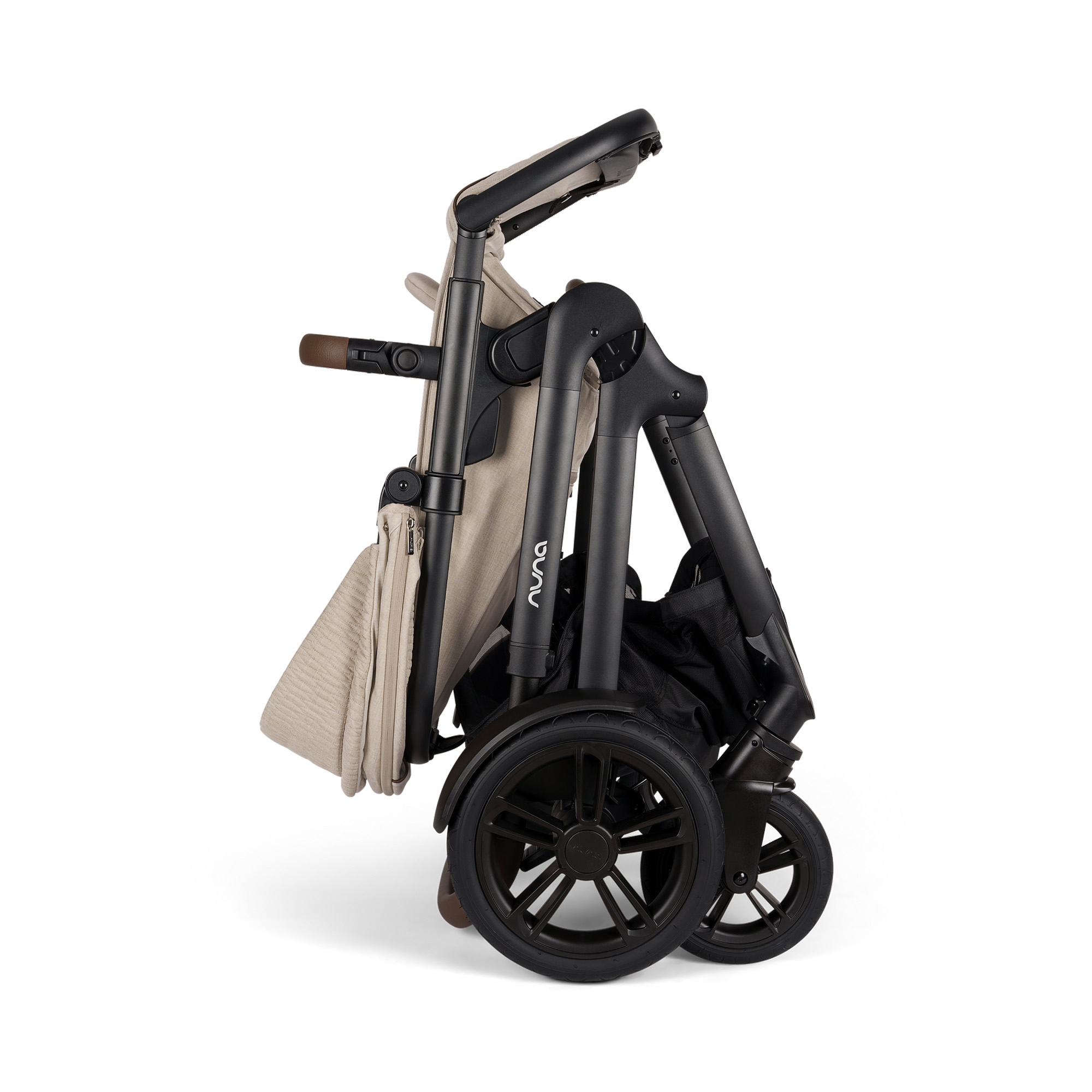 Kombi-Kinderwagen, nuna, Beige – Produktansicht