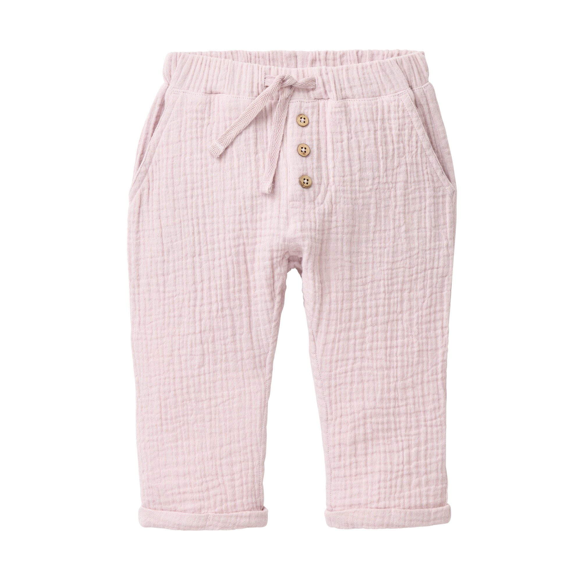 Musselin Hosen, People Wear Organic, Lila – Produktansicht