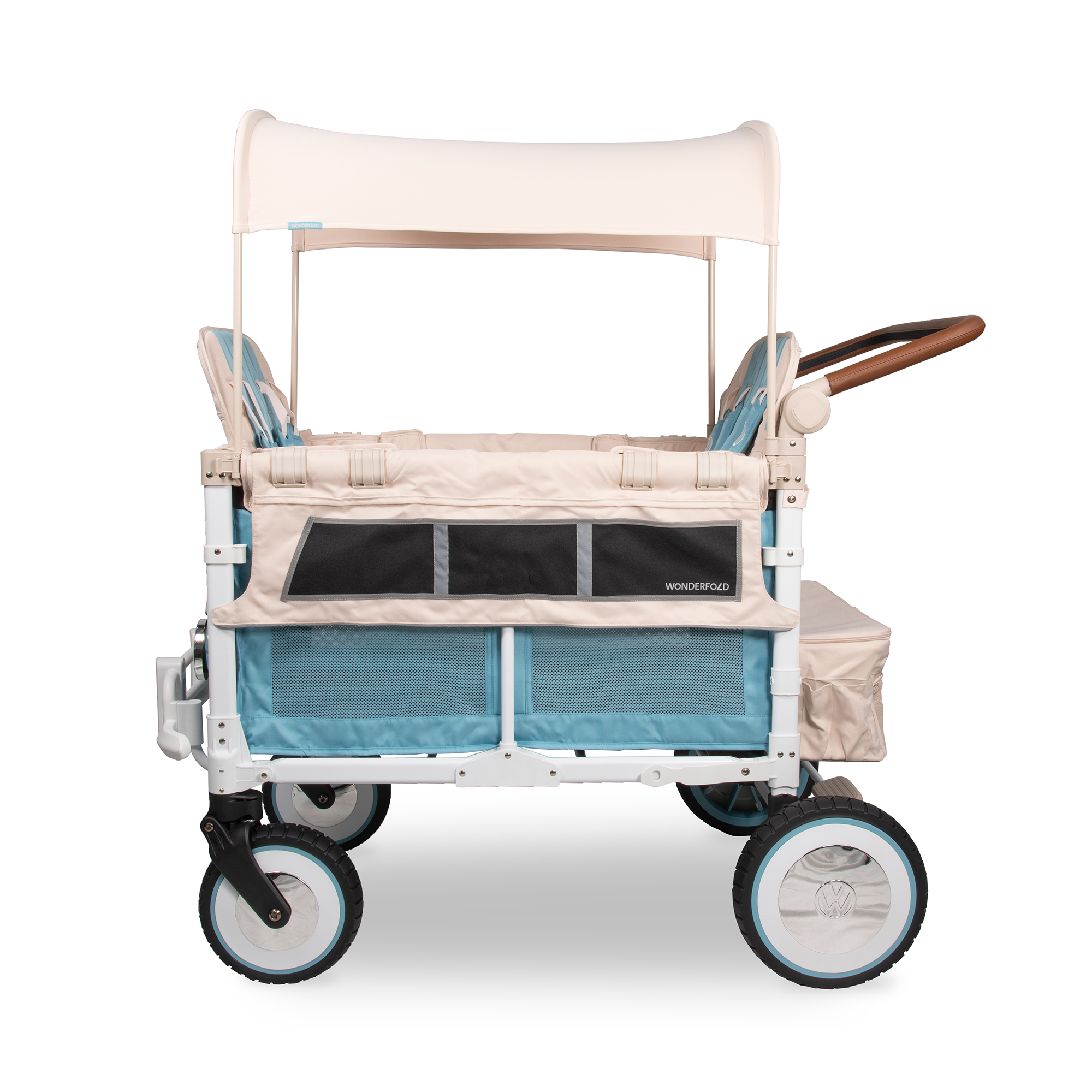 Zwillingswagen & Geschwisterwagen, WONDERFOLD, Blau – Produktansicht