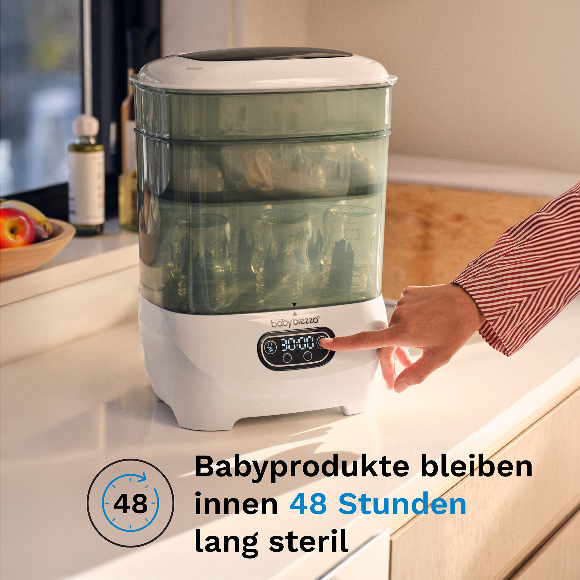 Vaporisatoren, babybrezza, Weiß – Produktansicht