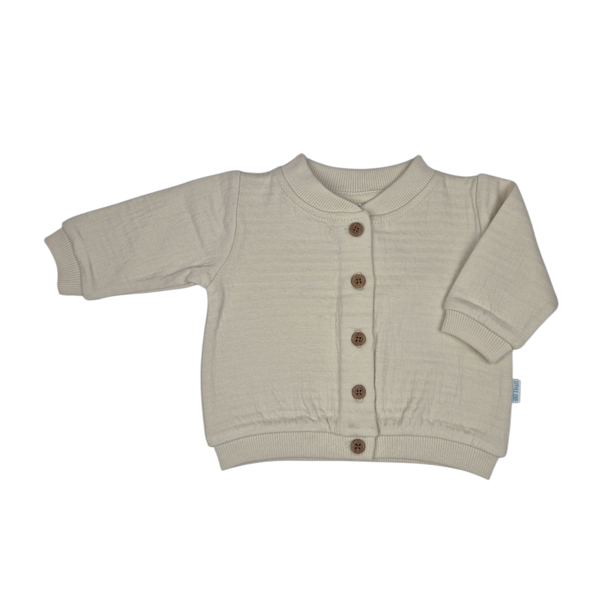 Jacken, LITTLE ONE, Beige – Besonderheit: aus 95% Baumwolle