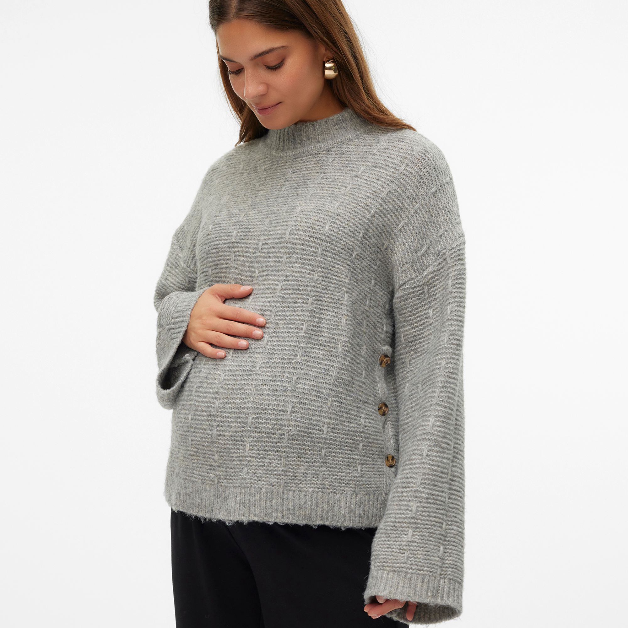 Umstandsoberteile, Mamalicious, Beige – Besonderheit: Stillfunktion in der Seitennaht