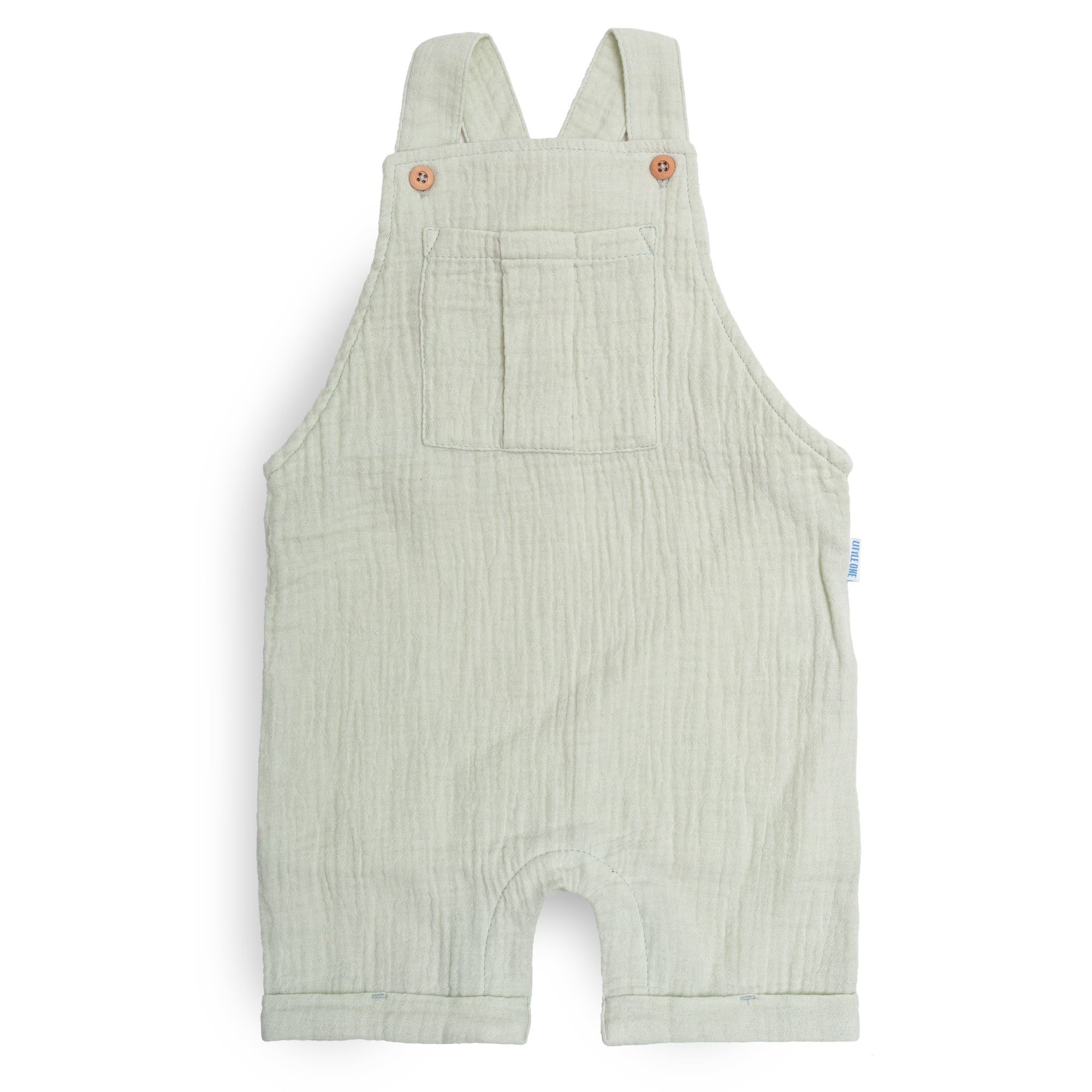Latzhosen, LITTLE ONE, Grün – Besonderheit: aus 100% Baumwolle