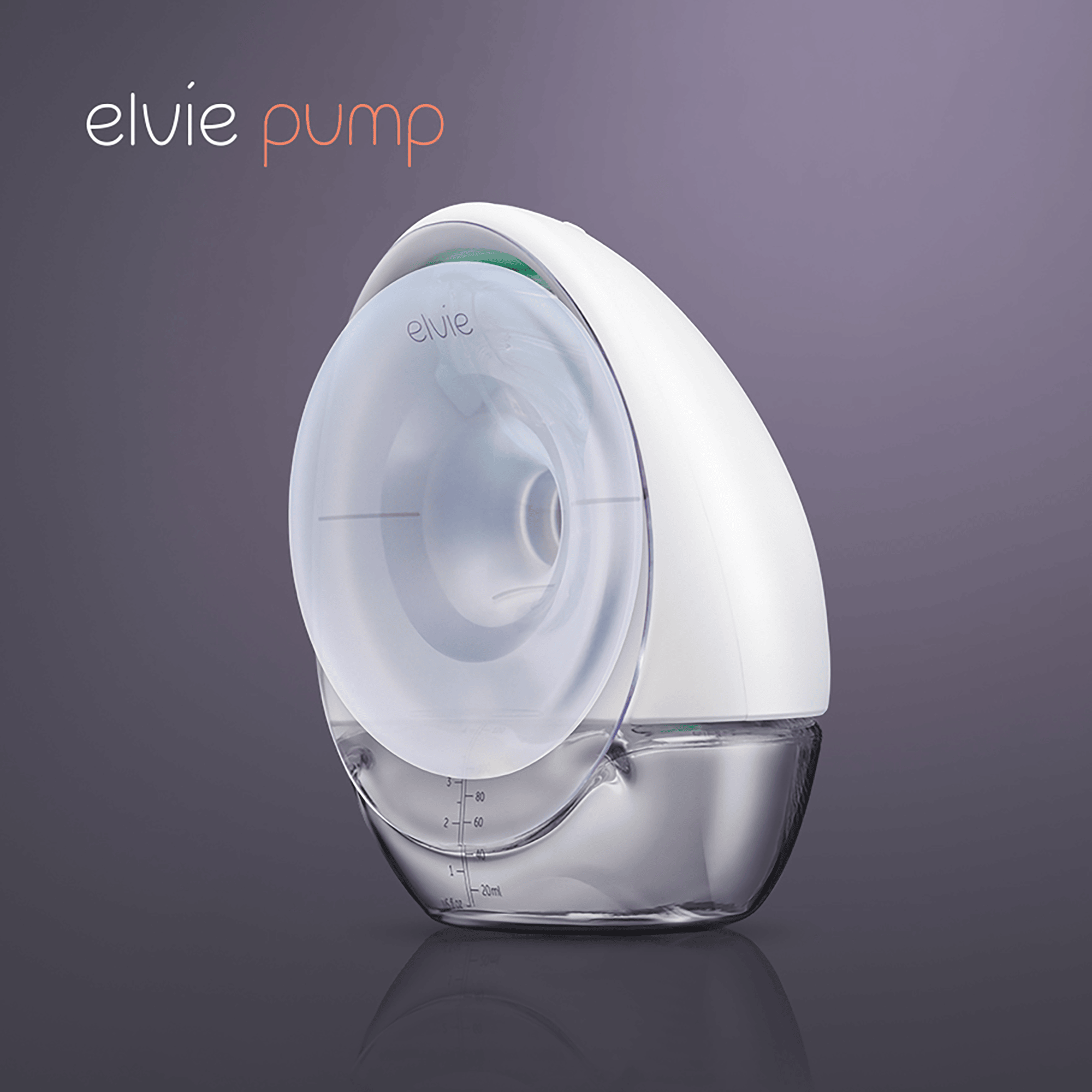 Milchpumpen, elvie, Transparent – Produktansicht