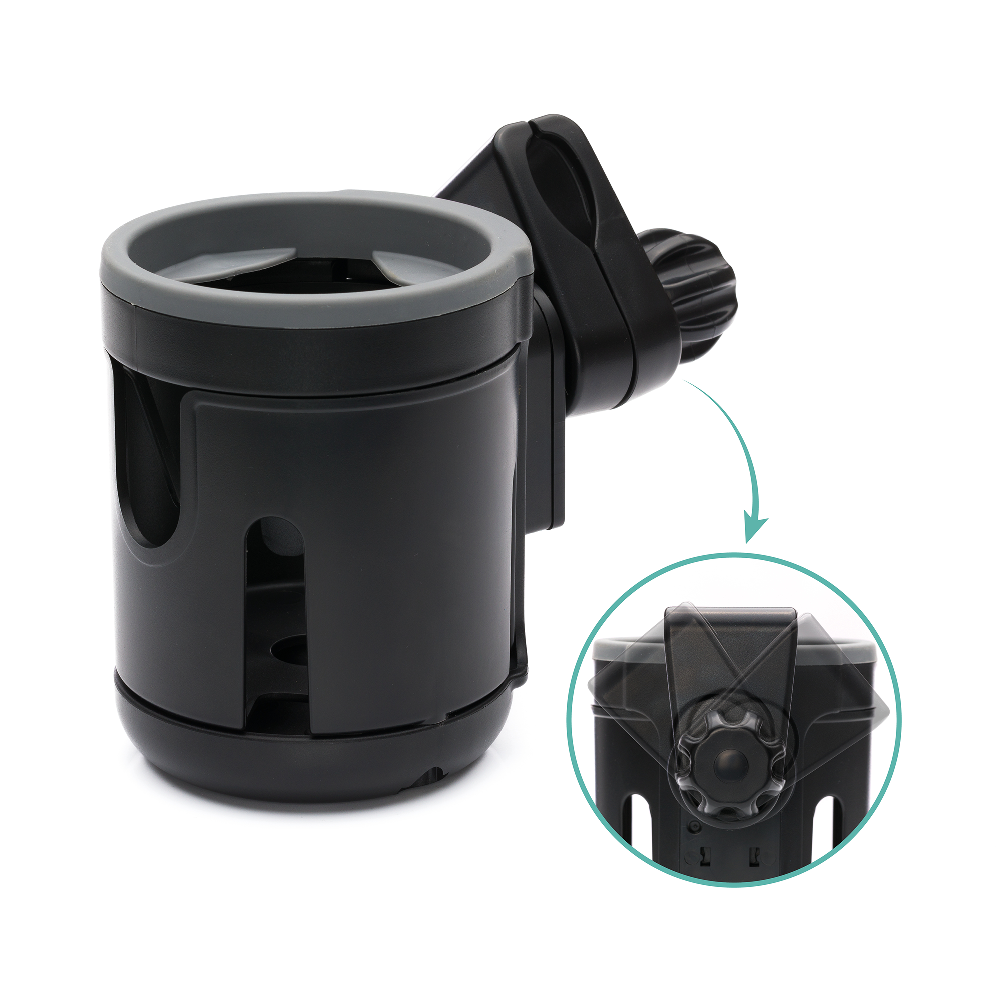 Getränkehalter & Becherhalter, LITTLE ONE, Schwarz – Produktansicht