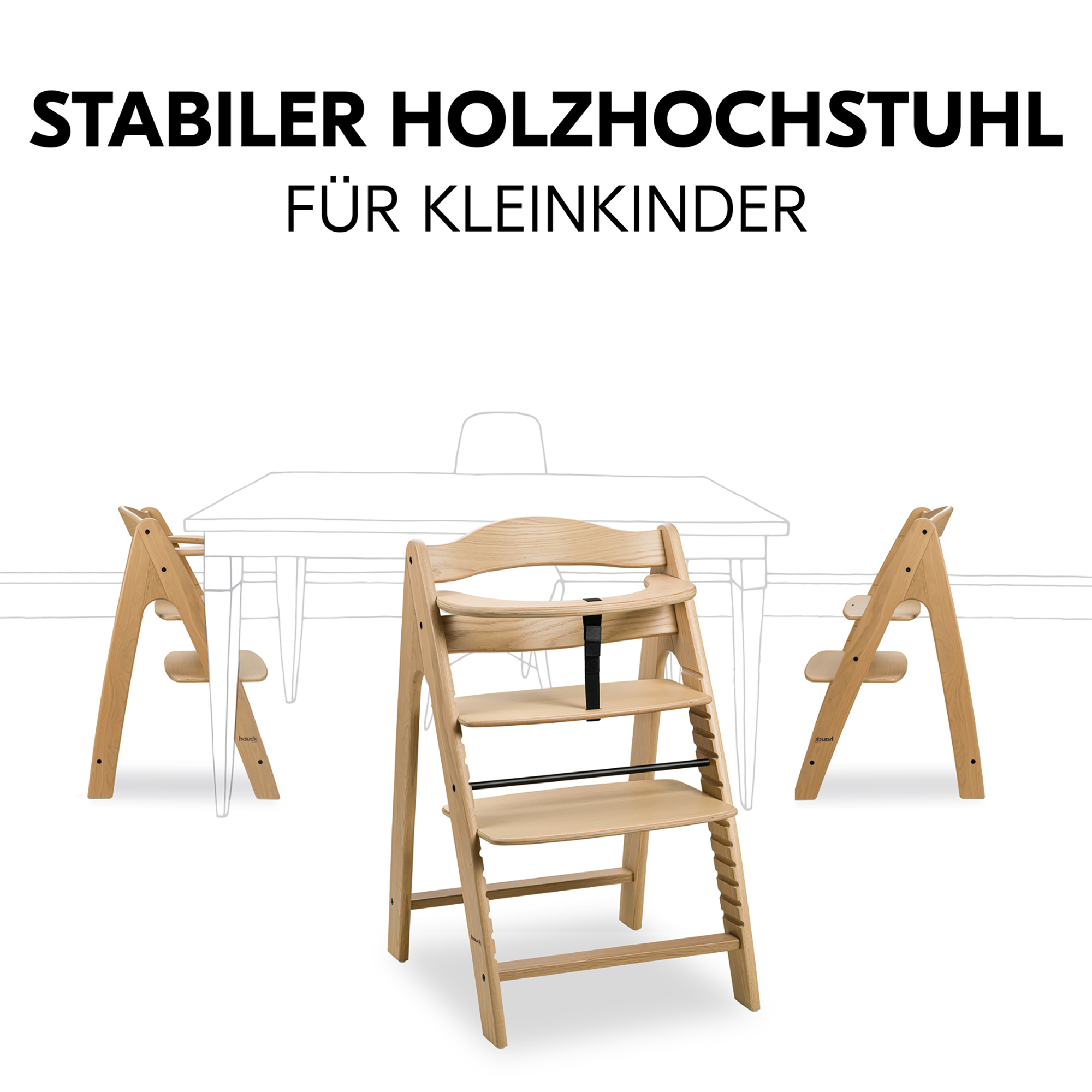 Treppenhochstühle, hauck, Beige – Produktansicht