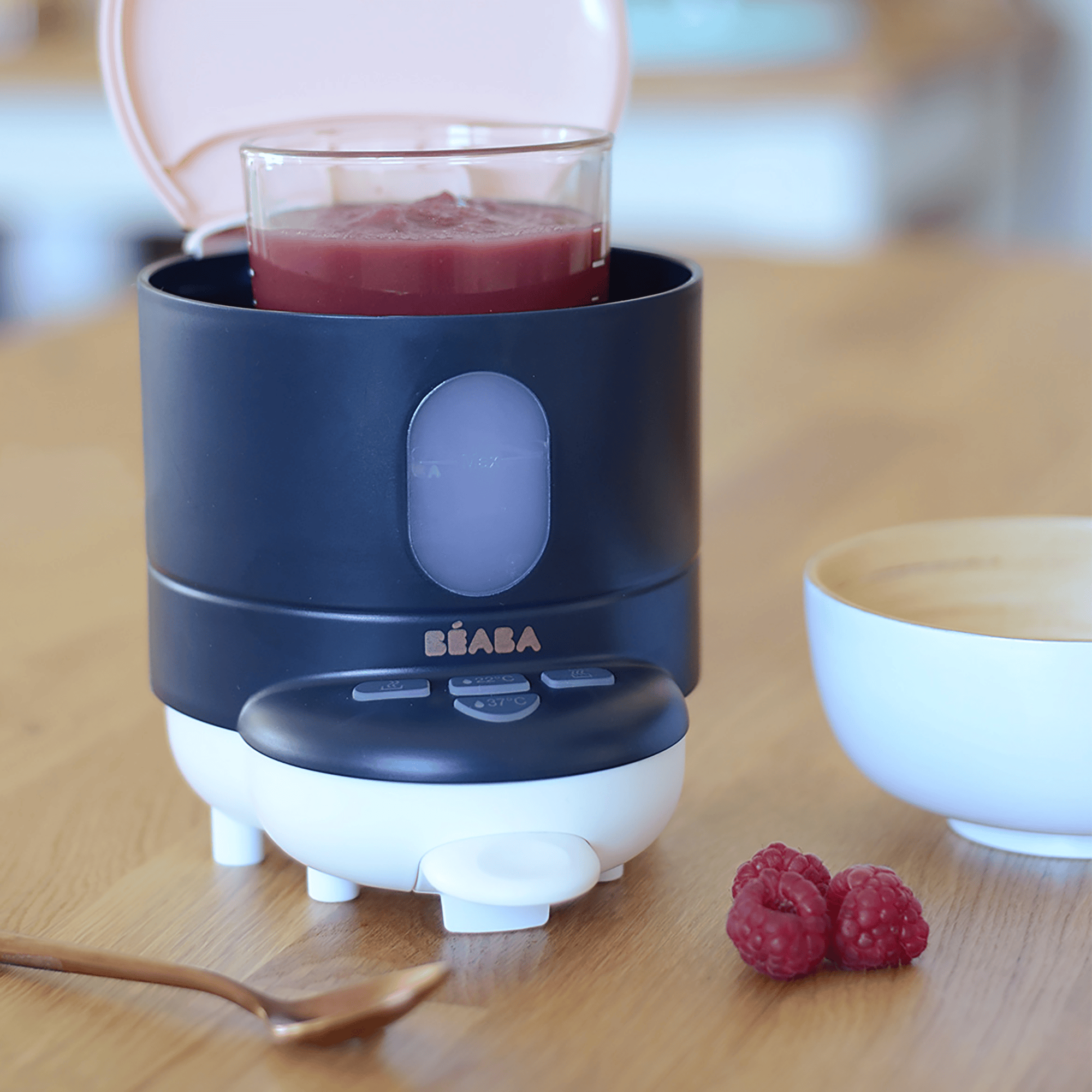 Babykostwärmer, BÈABA, Blau – Produktansicht
