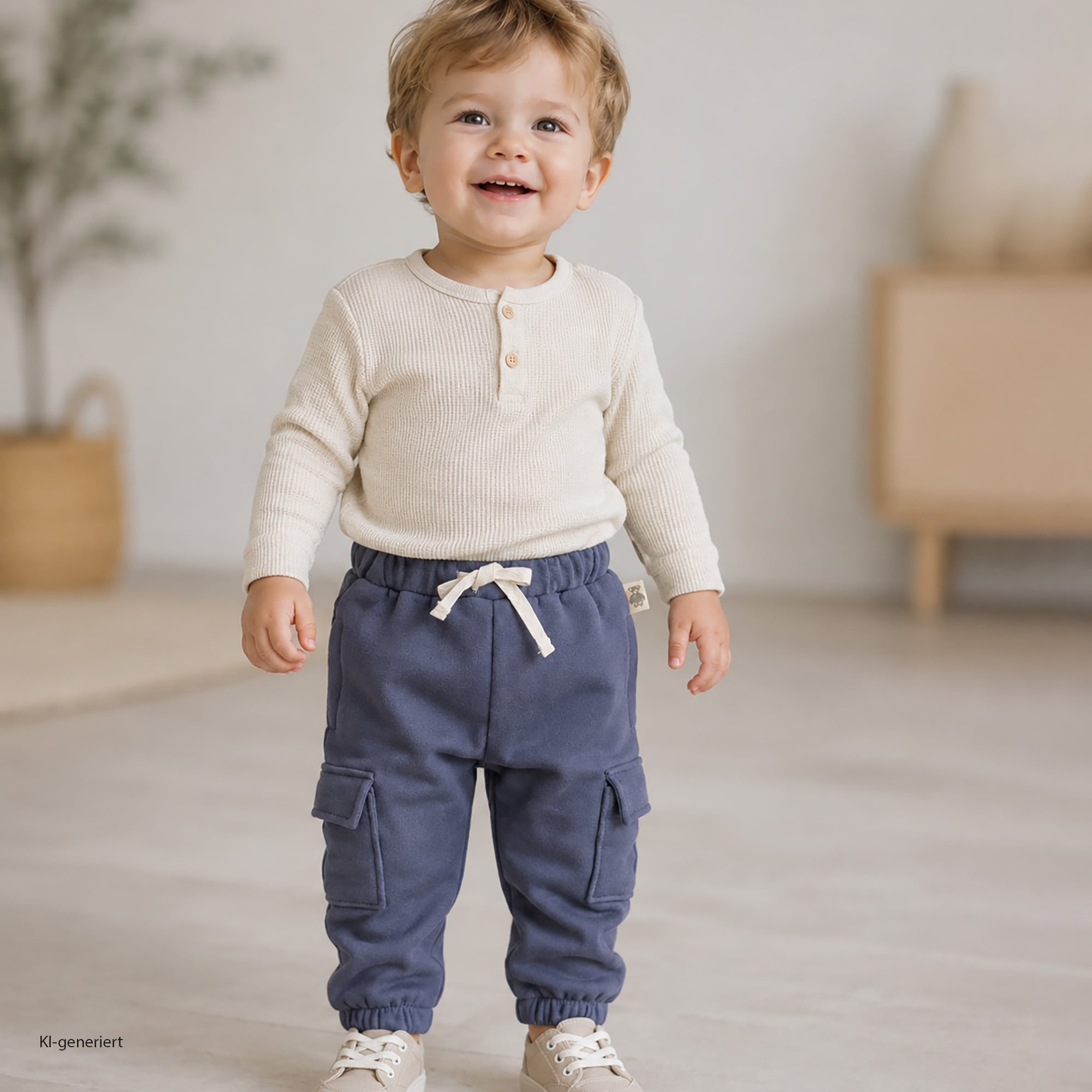 Lange Hosen, LITTLE, Blau – Produktansicht